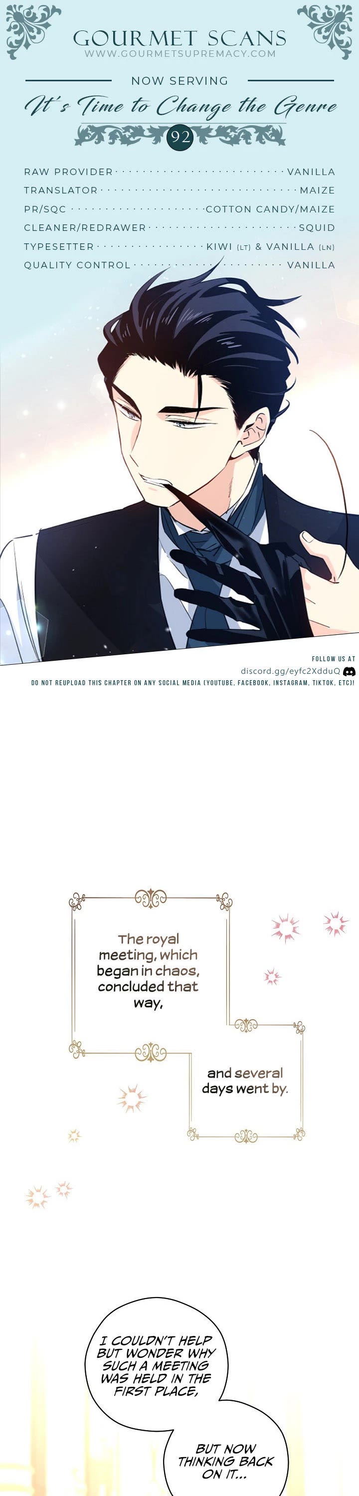 It’s Time to Change the Genre Chapter 92 page 1 - Chapter 92