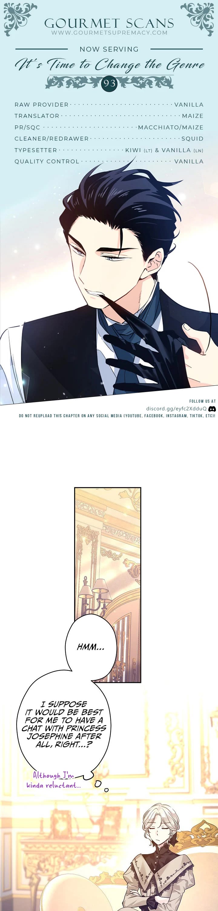 It’s Time to Change the Genre Chapter 93 page 1 - Chapter 93