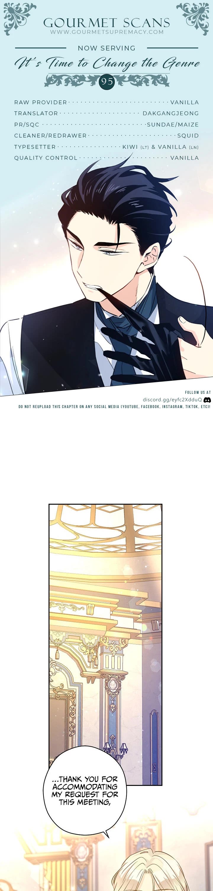 It’s Time to Change the Genre Chapter 95 page 1 - Chapter 95