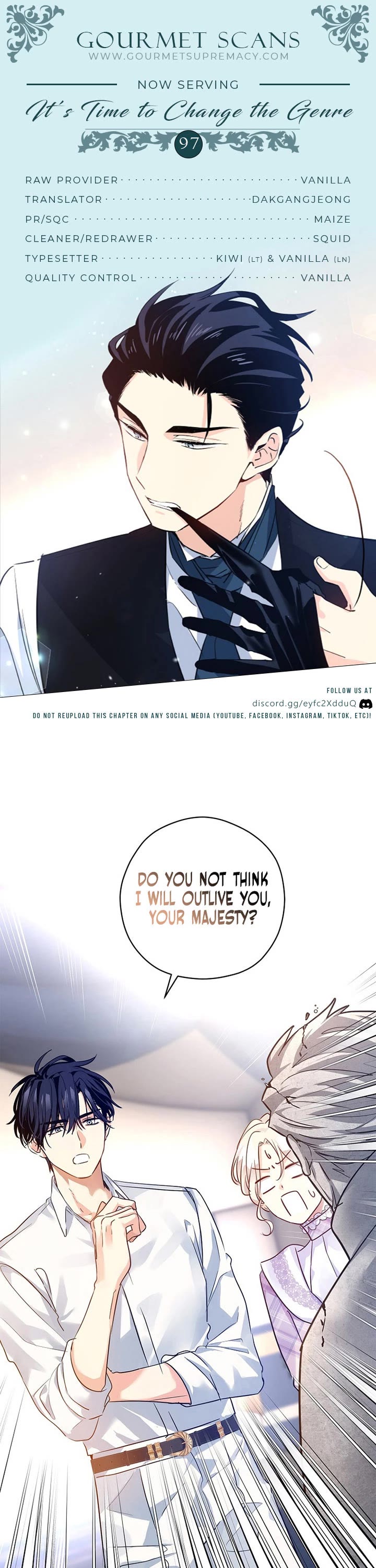 It’s Time to Change the Genre Chapter 97 page 1 - Chapter 97