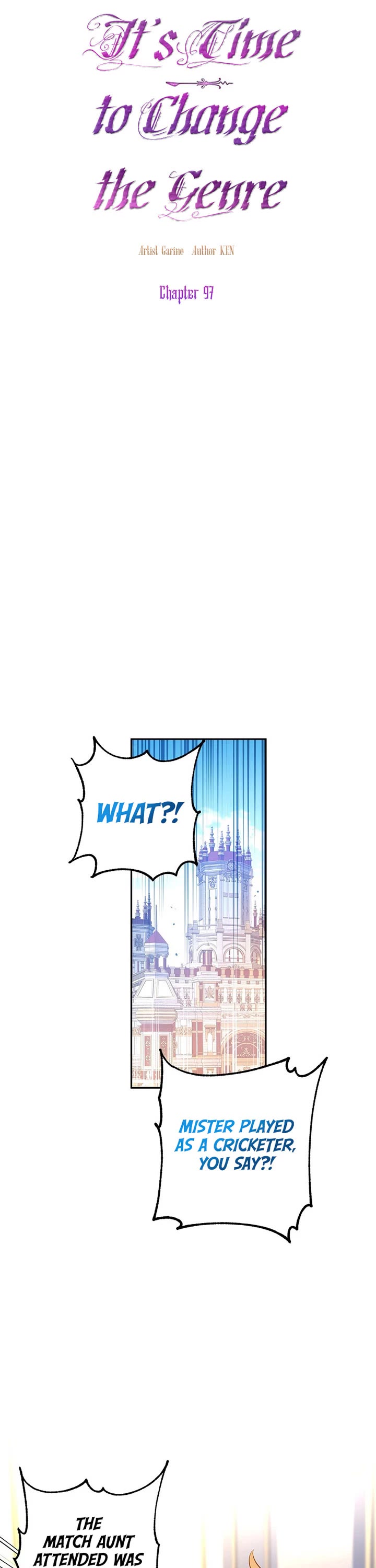 It’s Time to Change the Genre Chapter 97 page 10 - Chapter 97