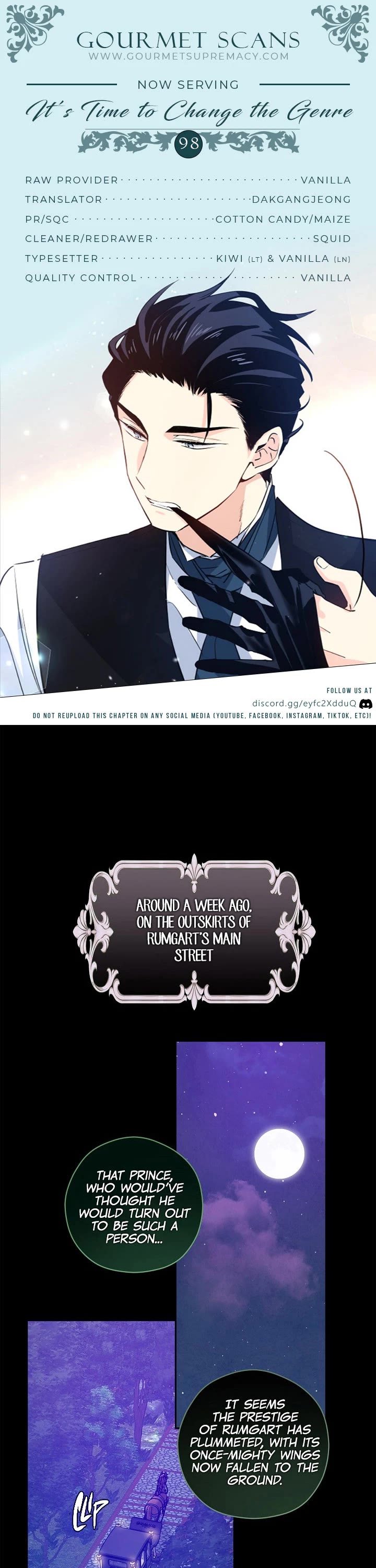 It’s Time to Change the Genre Chapter 98 page 1 - Chapter 98