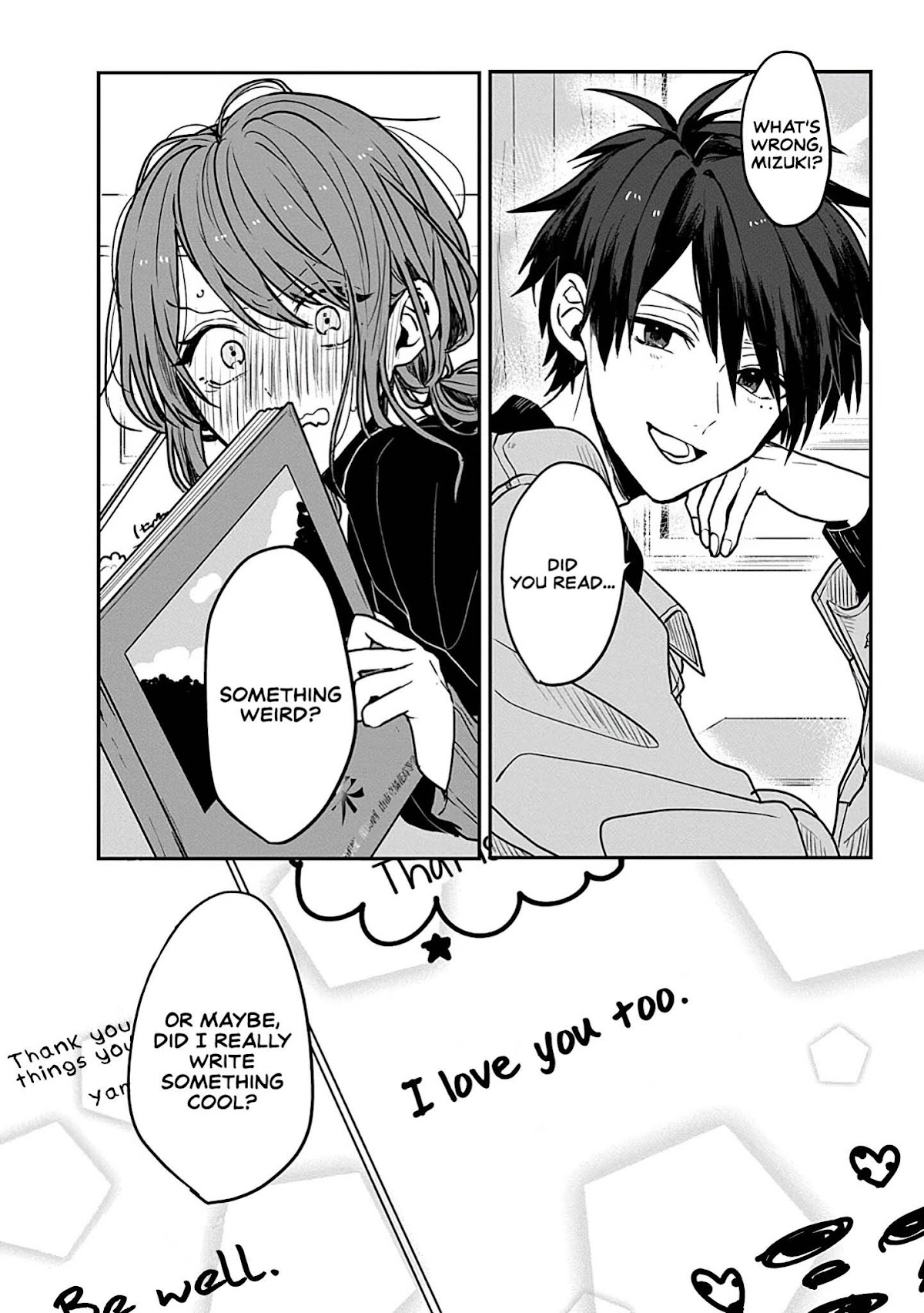 “It’s too precious and hard to read !!” 4P Short Stories Chapter 1 page 4 - Chapter 1: Graduation from the Unrequited Love.