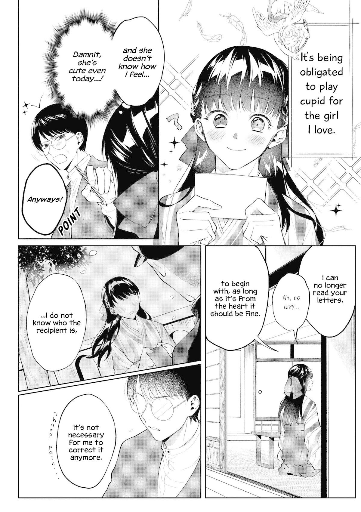 “It’s too precious and hard to read !!” 4P Short Stories Chapter 10 page 2 - Chapter 10: Love Letter [by Kishirimo]