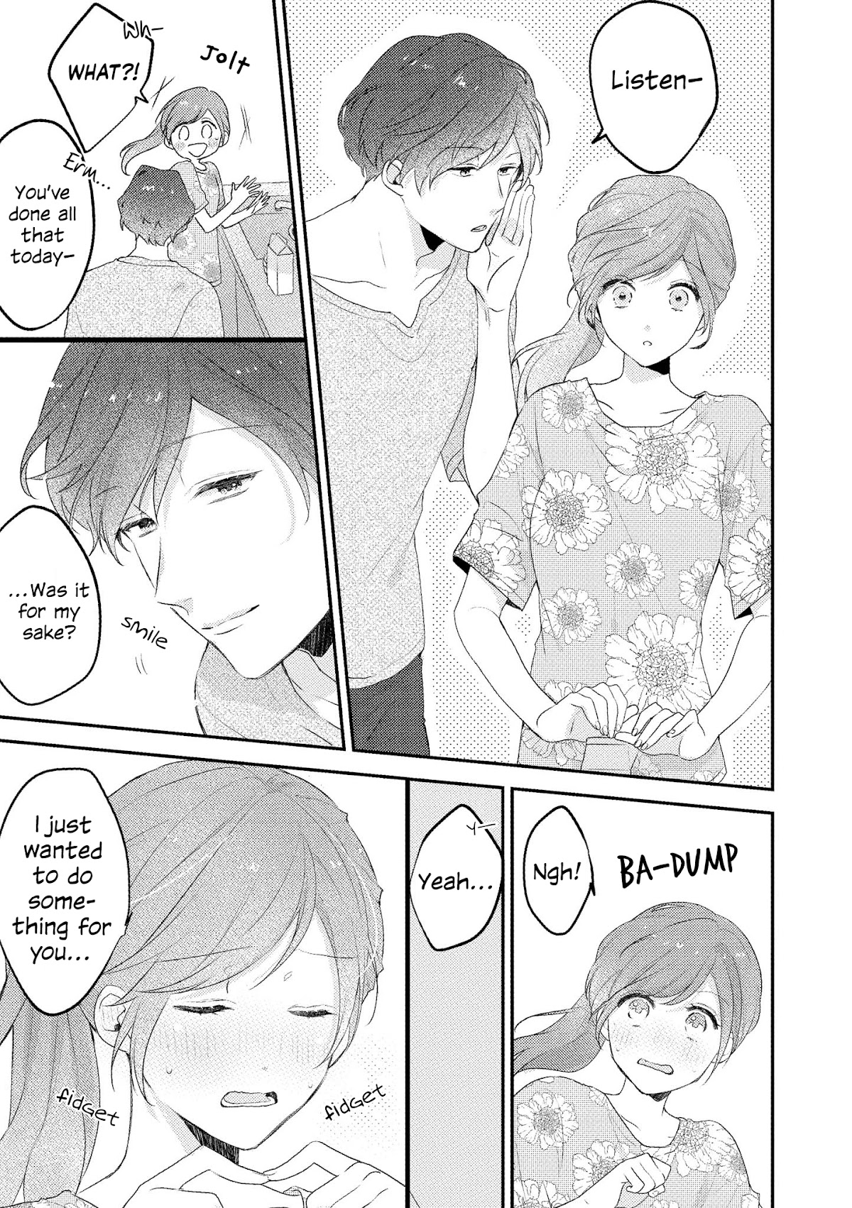 “It’s too precious and hard to read !!” 4P Short Stories Chapter 12 page 3 - Chapter 12: I want to Take Care of My older Boyfriend [by Natsuha Hata]