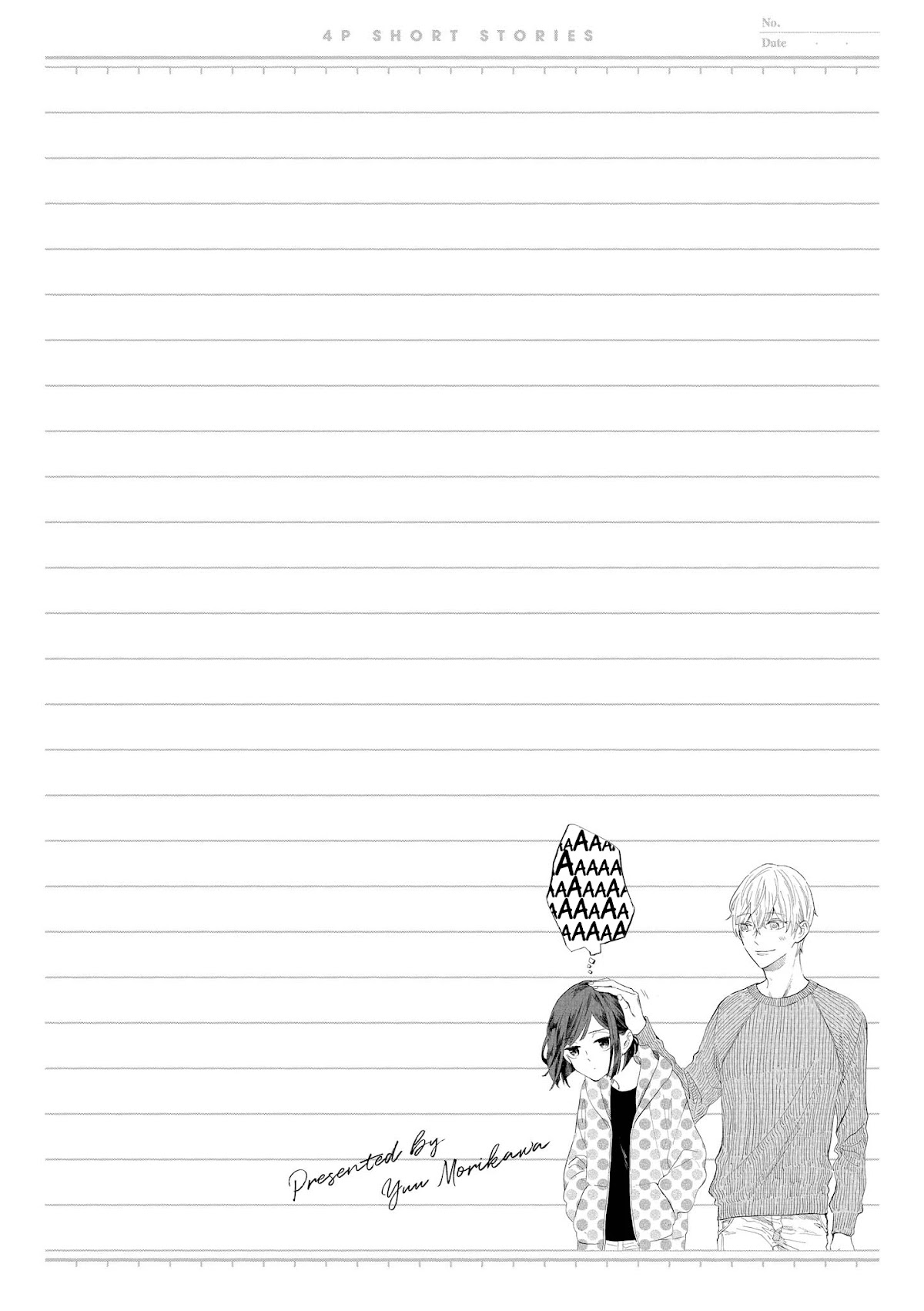 “It’s too precious and hard to read !!” 4P Short Stories Chapter 14 page 6 - Chapter 14: I Decided to Protect You for Life [by Yuu Morikawa]