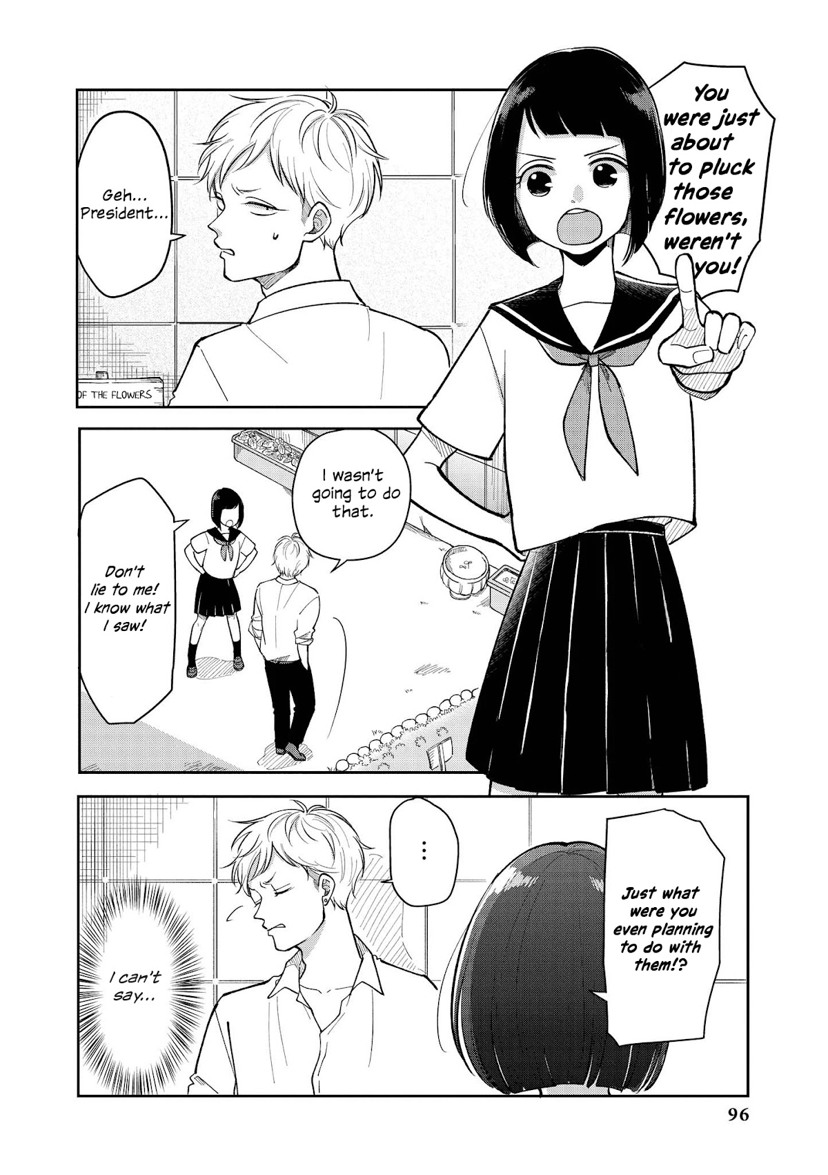“It’s too precious and hard to read !!” 4P Short Stories Chapter 16 page 2 - Chapter 16: Definitely can't say [by Suzuyuki]