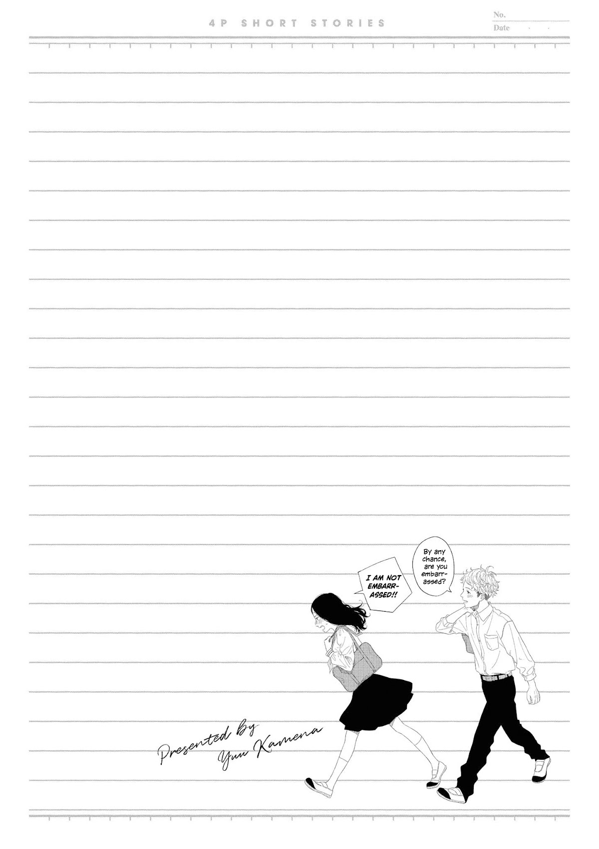 “It’s too precious and hard to read !!” 4P Short Stories Chapter 18 page 6 - Chapter 18: The Chance for Love to Begin [by Kamena Yuu]