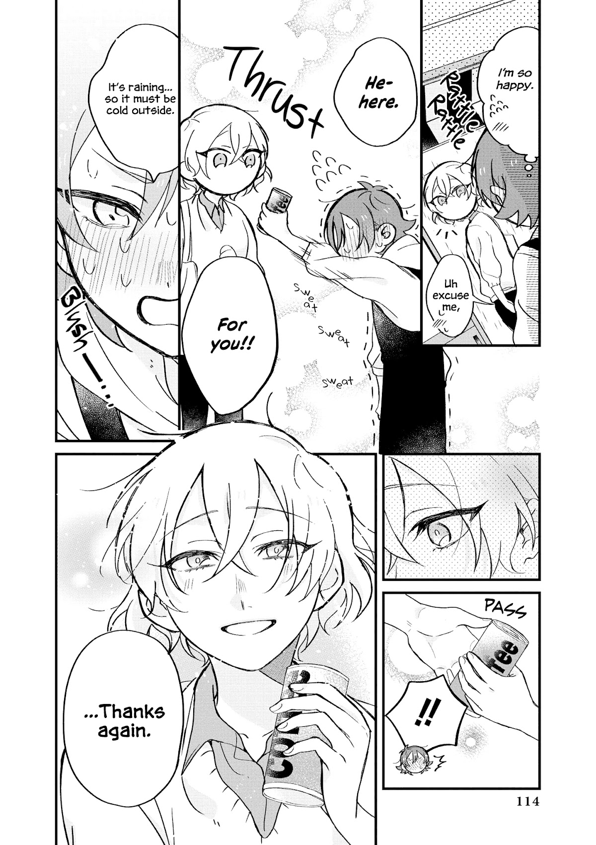 “It’s too precious and hard to read !!” 4P Short Stories Chapter 19 page 2 - Chapter 19: Childhood Feelings on a Rainy Day [by Sachiko]