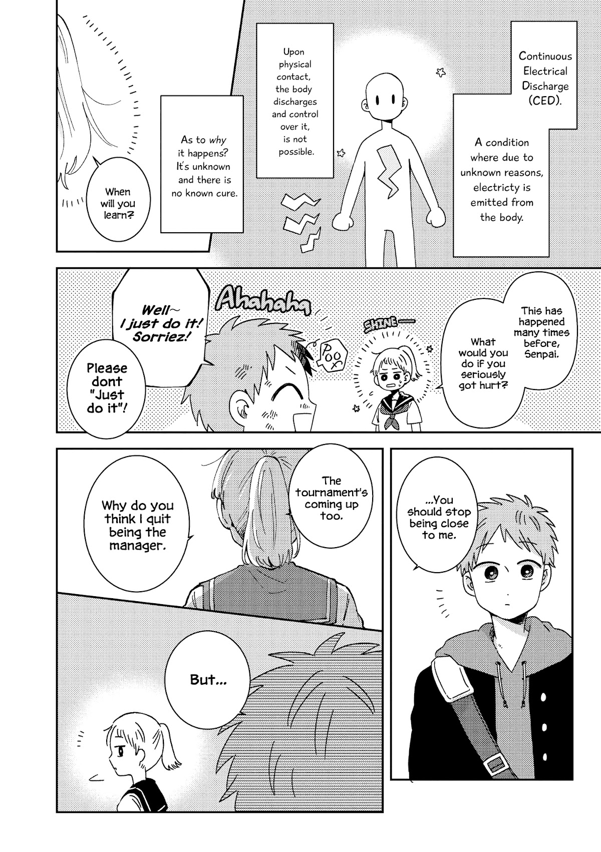 “It’s too precious and hard to read !!” 4P Short Stories Chapter 22 page 2 - Chapter 22: Biri biri biri! [by Migihara]