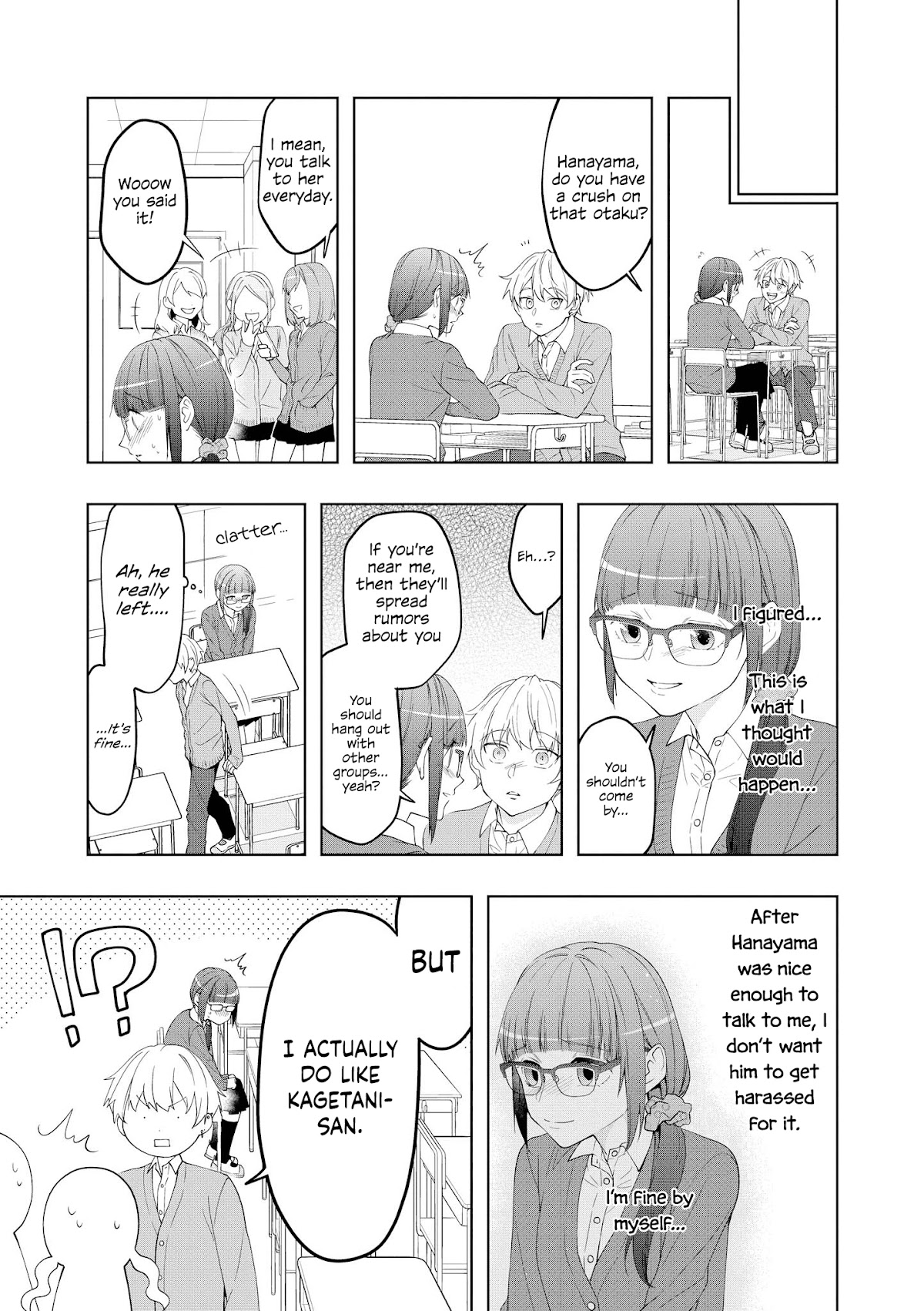 “It’s too precious and hard to read !!” 4P Short Stories Chapter 24 page 3 - Chapter 24: Shadows and Flowers in the Classroom [by Yonoda Kishi]