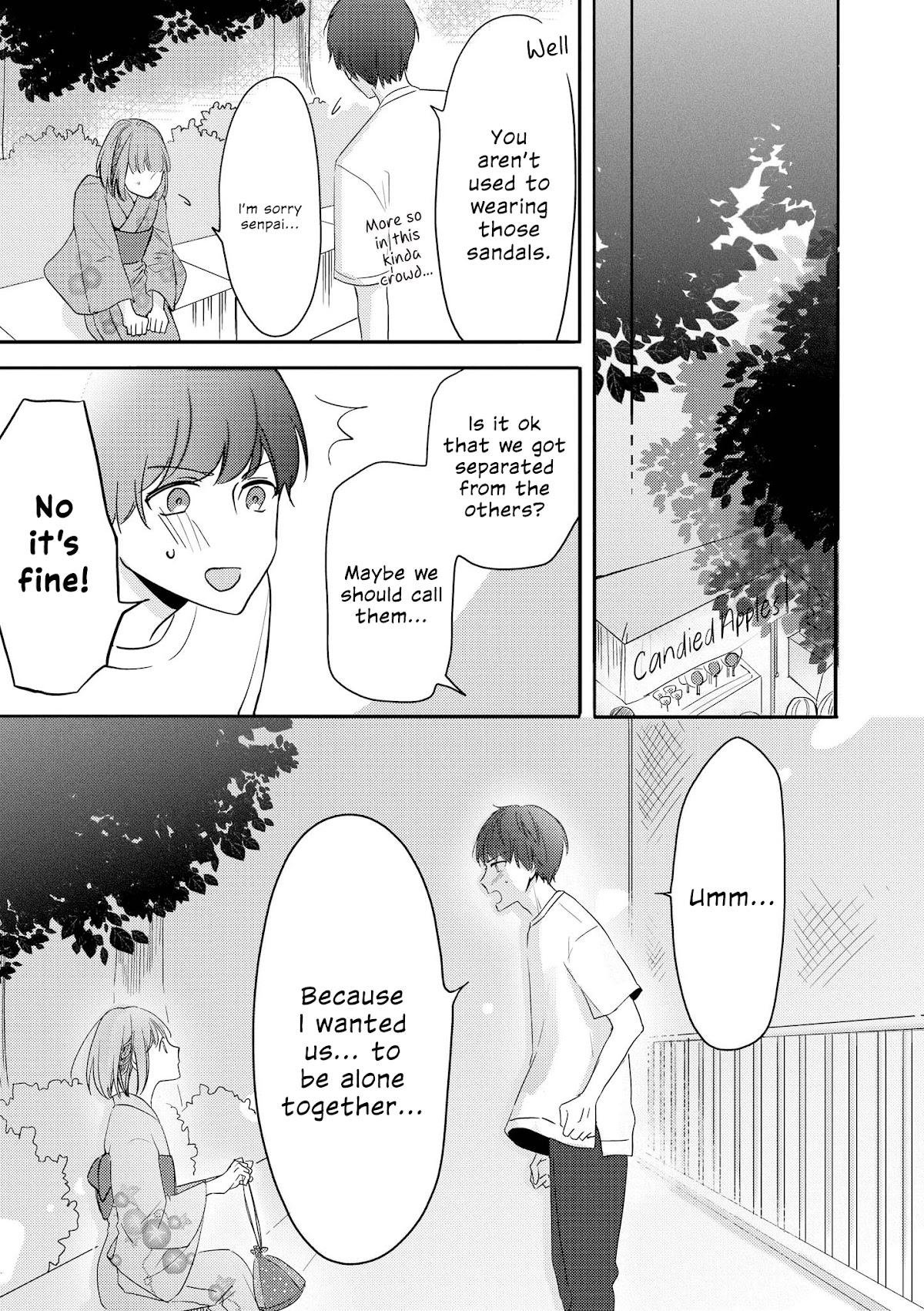 “It’s too precious and hard to read !!” 4P Short Stories Chapter 26 page 2 - Chapter 26: I Want to be Alone With You [by Tachiaoi]