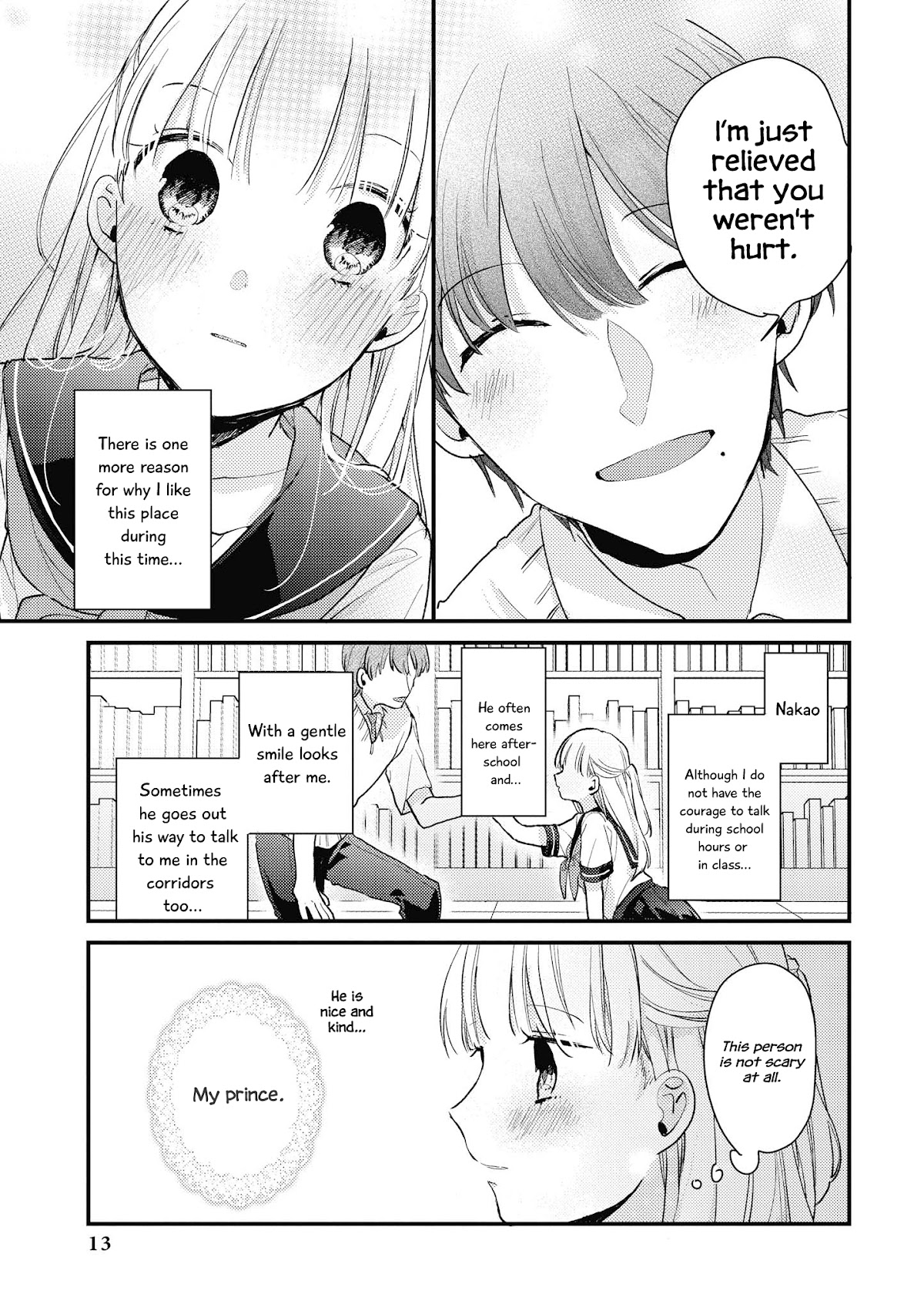 “It’s too precious and hard to read !!” 4P Short Stories Chapter 28 page 3 - Chapter 28: The Ideal Prince [by Waka Kakistubata]