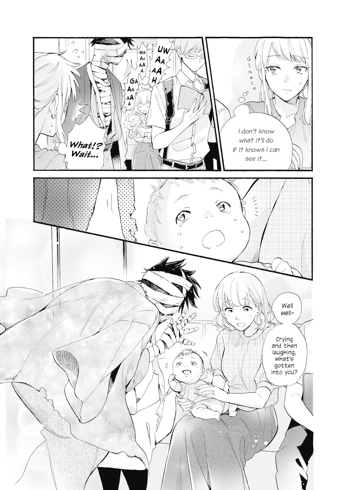 “It’s too precious and hard to read !!” 4P Short Stories Chapter 3 page 3 - Chapter 3: When our eyes met... [by Fujita]
