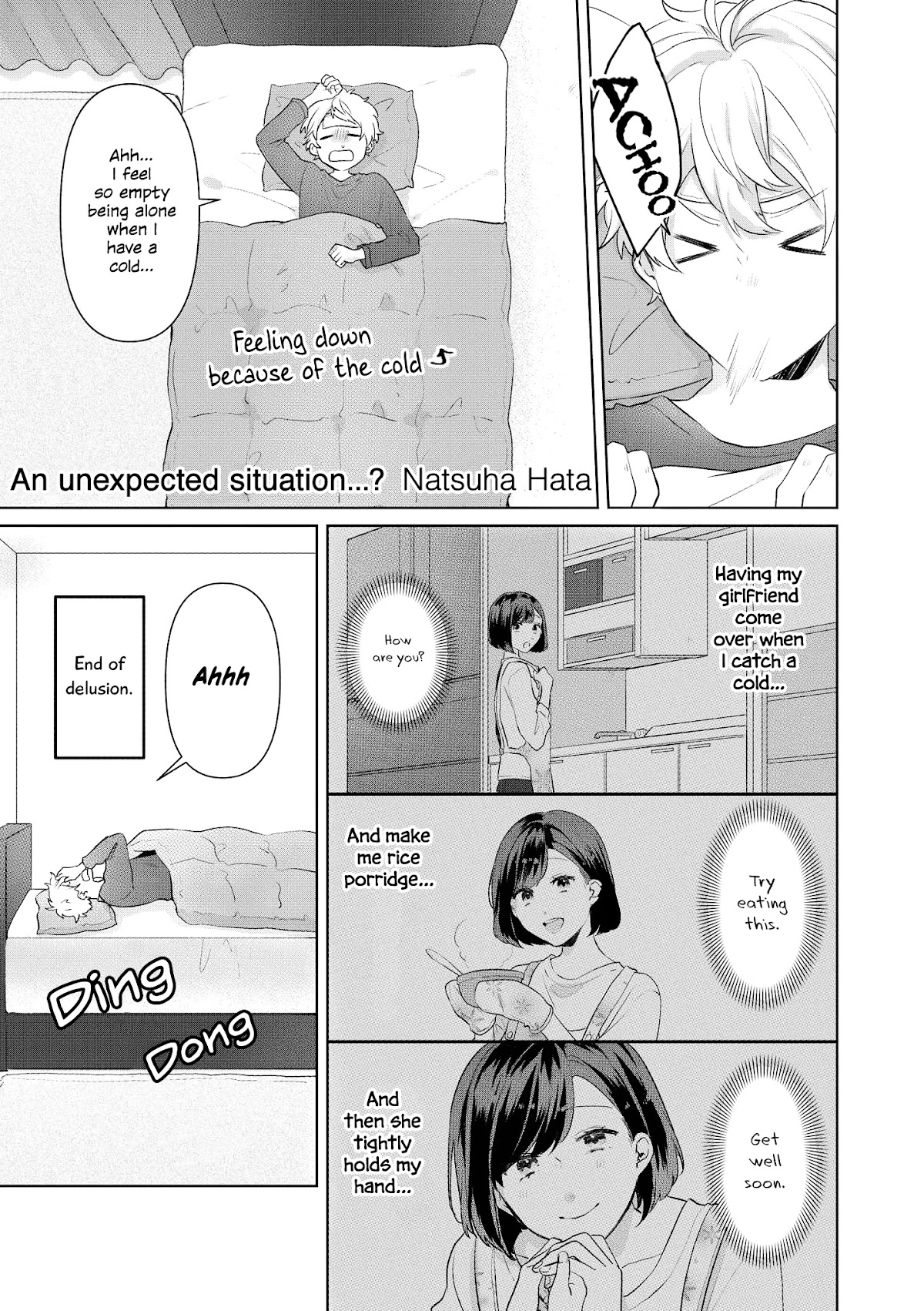 “It’s too precious and hard to read !!” 4P Short Stories Chapter 32 page 2 - Chapter 32: An unexpected situation...? [by Natsuha Hata]