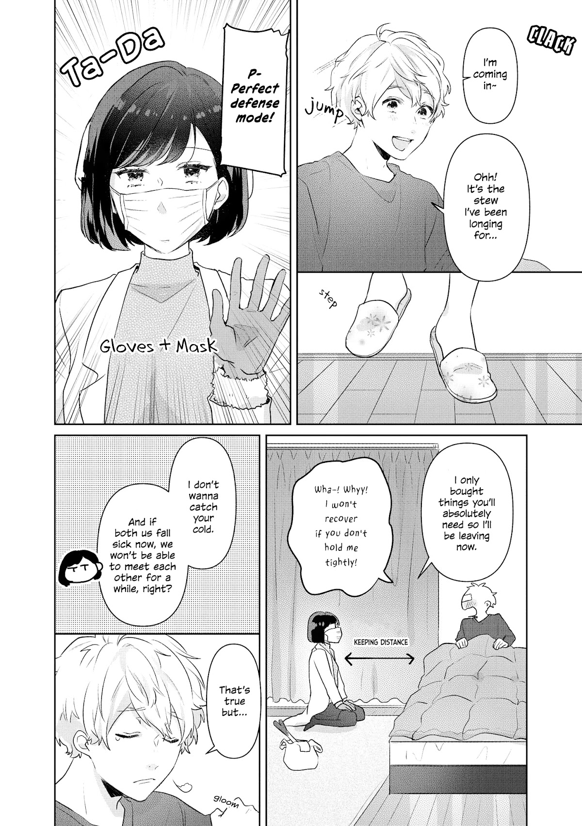 “It’s too precious and hard to read !!” 4P Short Stories Chapter 32 page 3 - Chapter 32: An unexpected situation...? [by Natsuha Hata]