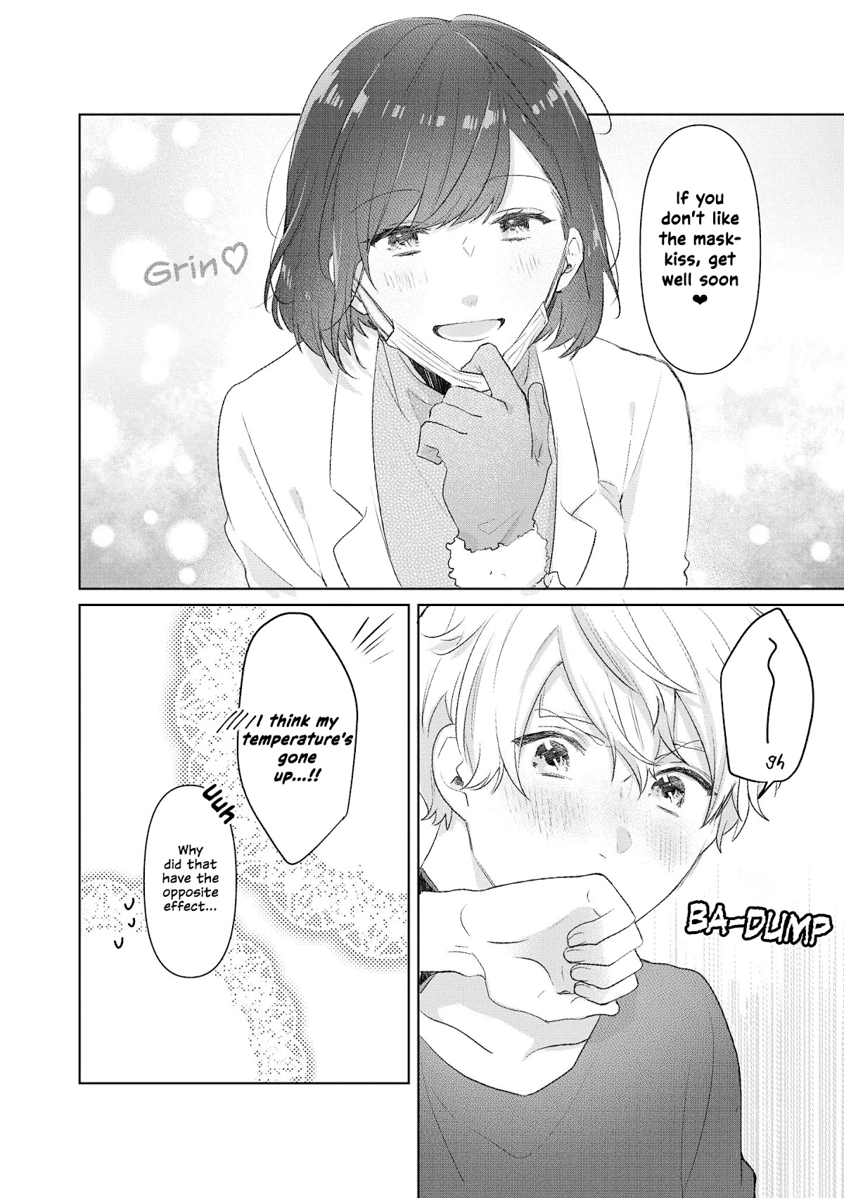 “It’s too precious and hard to read !!” 4P Short Stories Chapter 32 page 5 - Chapter 32: An unexpected situation...? [by Natsuha Hata]