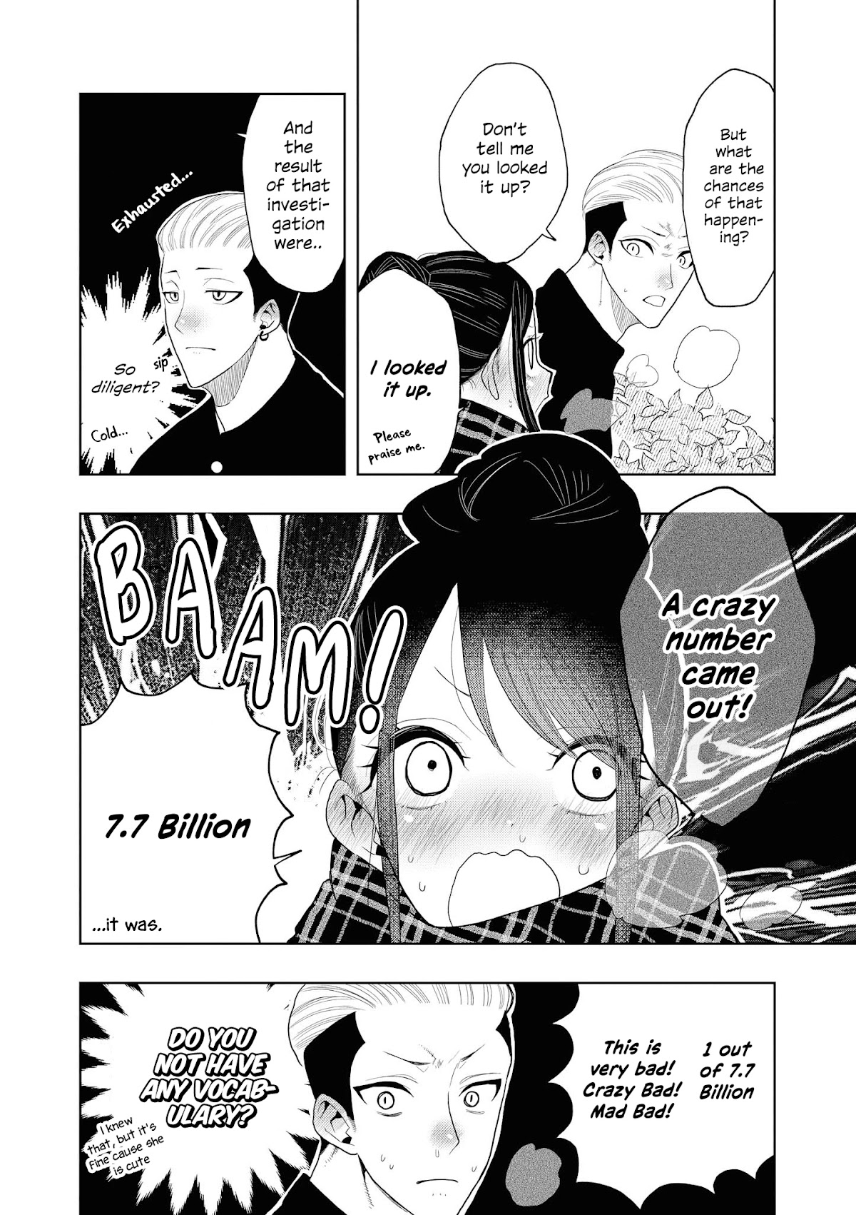“It’s too precious and hard to read !!” 4P Short Stories Chapter 33 page 2 - Chapter 33: The Day I Became the Happiest Person in the World [by Sorato Shunsuke]