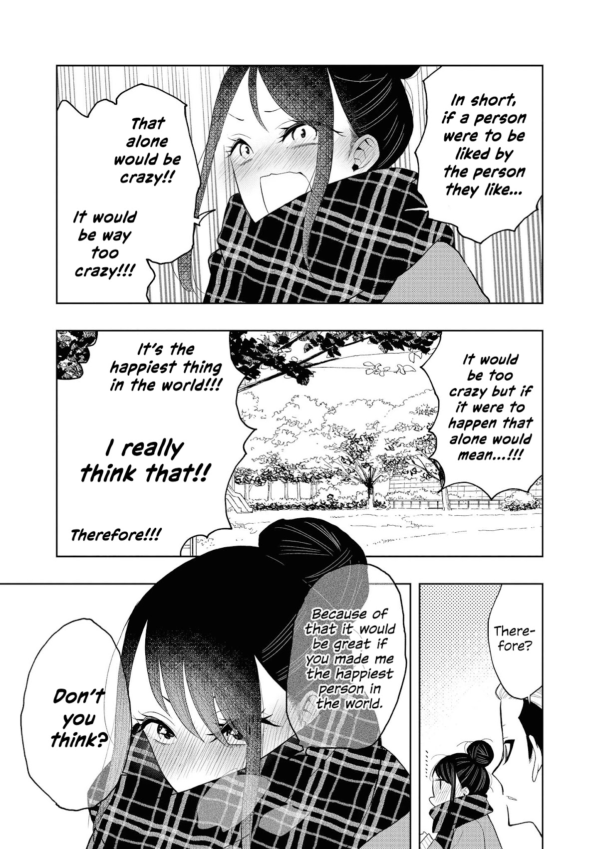 “It’s too precious and hard to read !!” 4P Short Stories Chapter 33 page 3 - Chapter 33: The Day I Became the Happiest Person in the World [by Sorato Shunsuke]