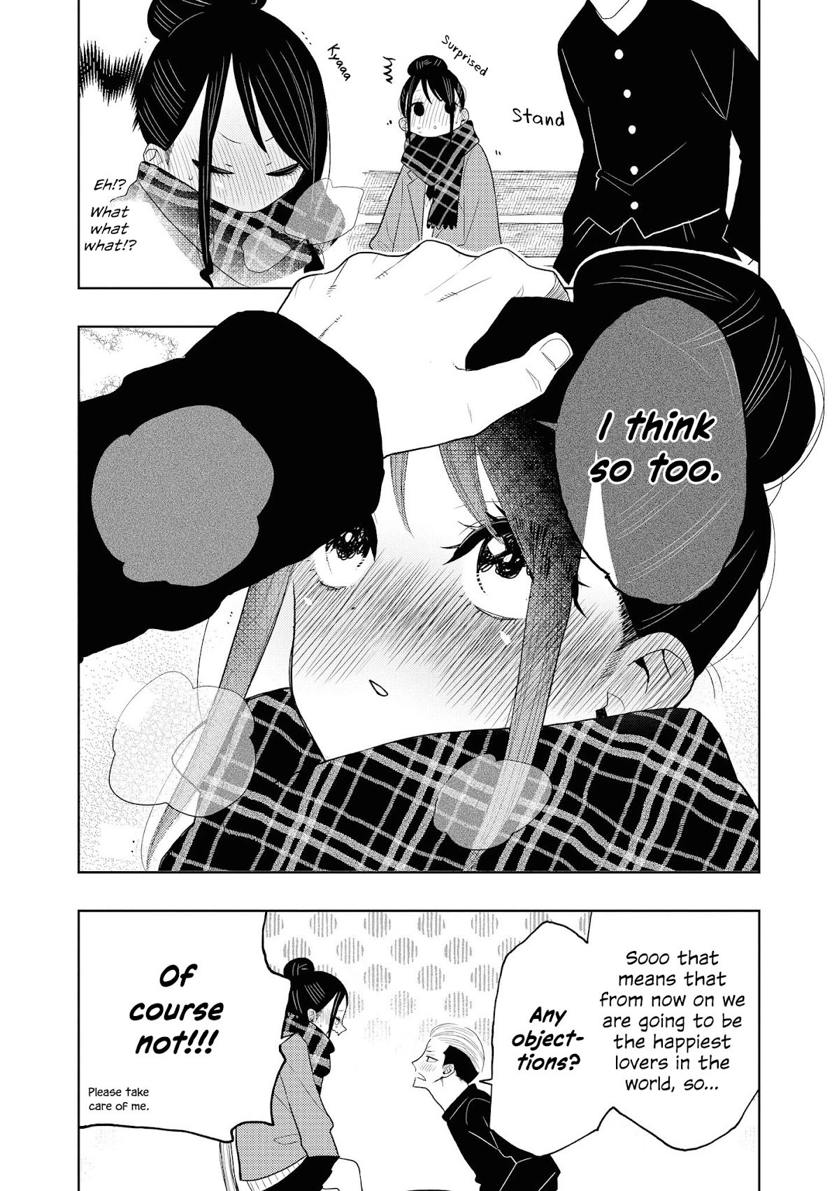 “It’s too precious and hard to read !!” 4P Short Stories Chapter 33 page 4 - Chapter 33: The Day I Became the Happiest Person in the World [by Sorato Shunsuke]