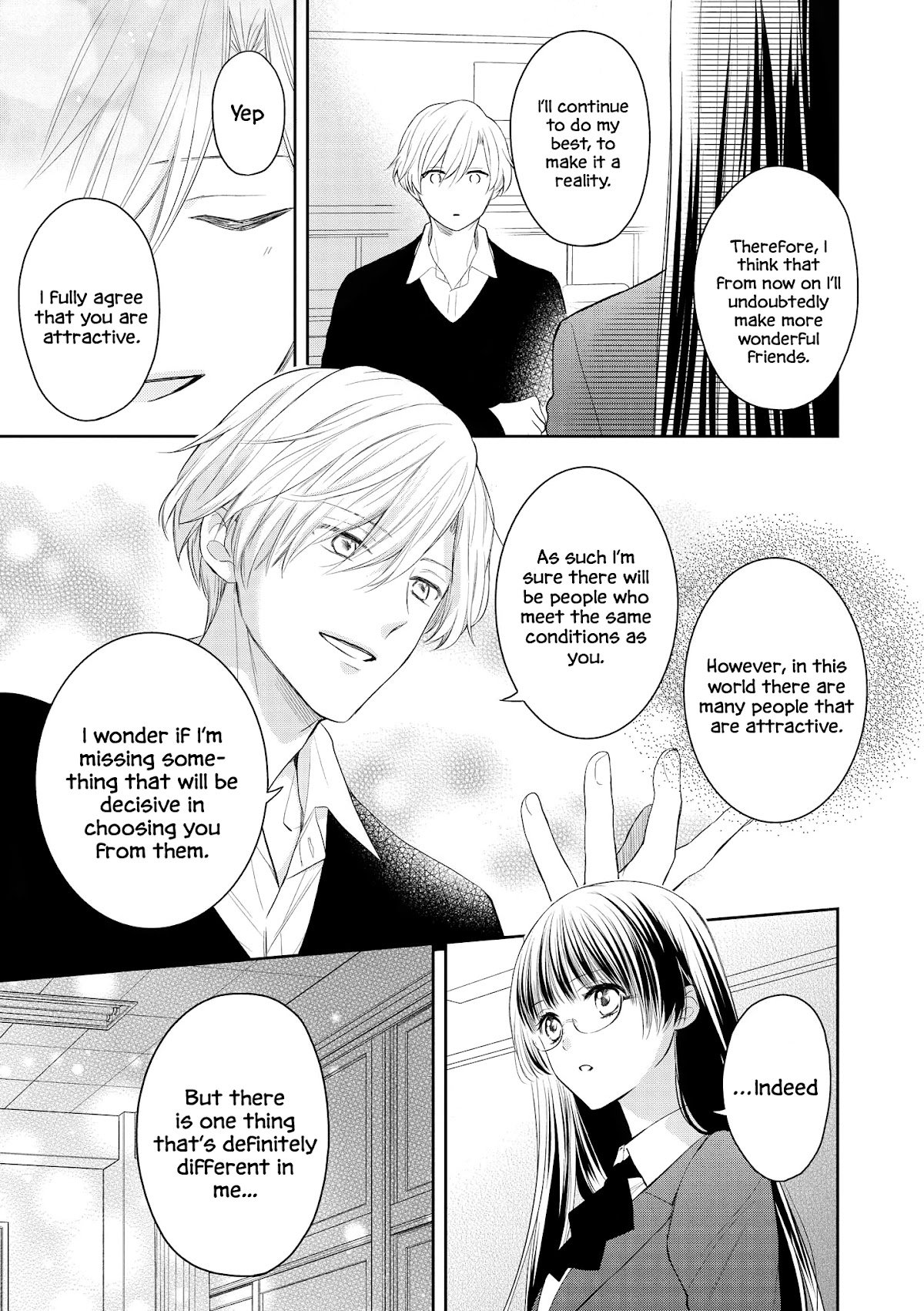 “It’s too precious and hard to read !!” 4P Short Stories Chapter 35 page 3 - Chapter 35: Presenting Myself [by Natsu Samako]