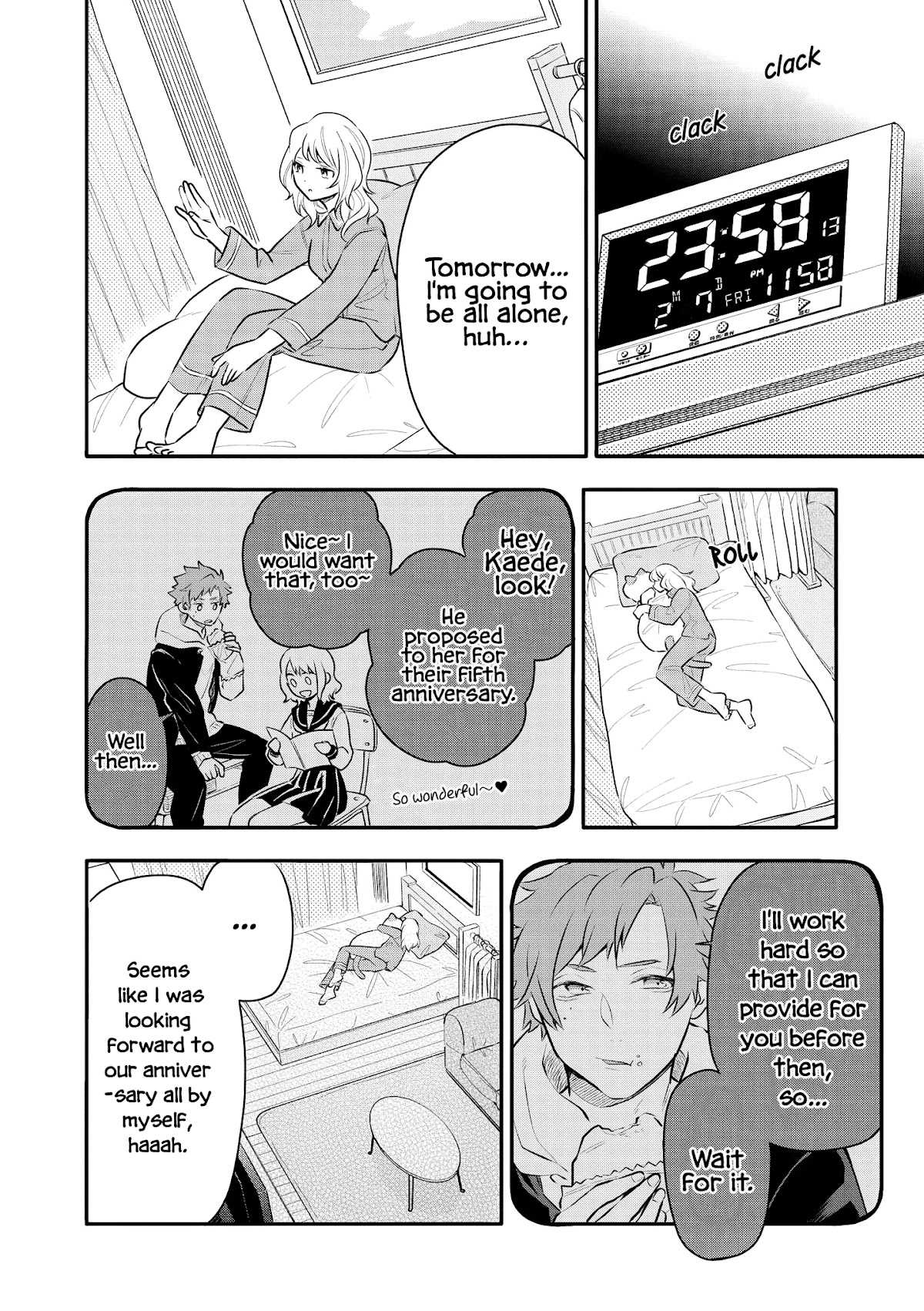 “It’s too precious and hard to read !!” 4P Short Stories Chapter 39 page 2 - Chapter 39: 5th Anniversary [by Eito Yamaguchi]