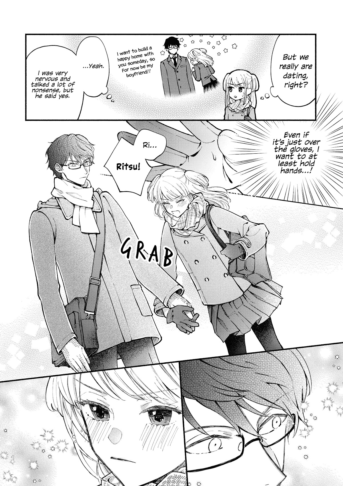 “It’s too precious and hard to read !!” 4P Short Stories Chapter 40 page 2 - Chapter 40: My Cautious Childhood Friend [by Majiko]