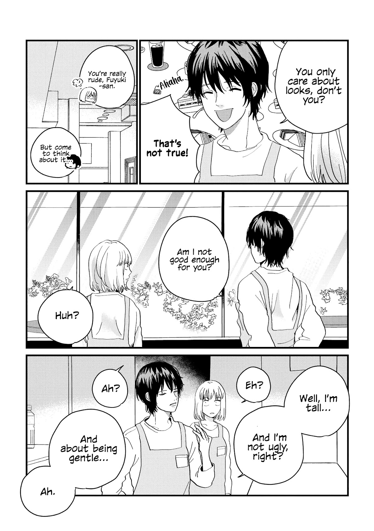 “It’s too precious and hard to read !!” 4P Short Stories Chapter 47 page 3 - Chapter 47: Disappointed in Love [by Oyamada]