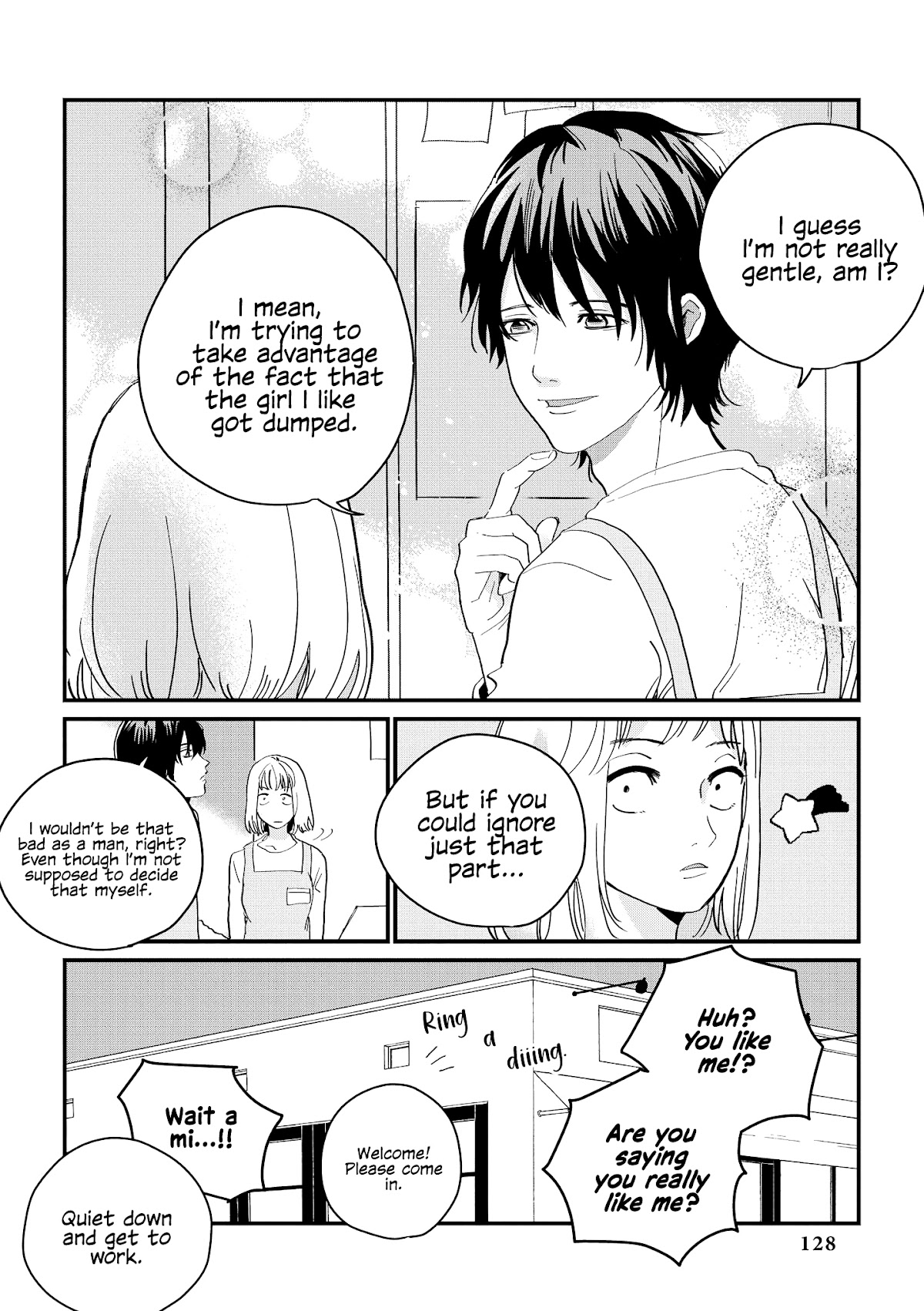 “It’s too precious and hard to read !!” 4P Short Stories Chapter 47 page 4 - Chapter 47: Disappointed in Love [by Oyamada]