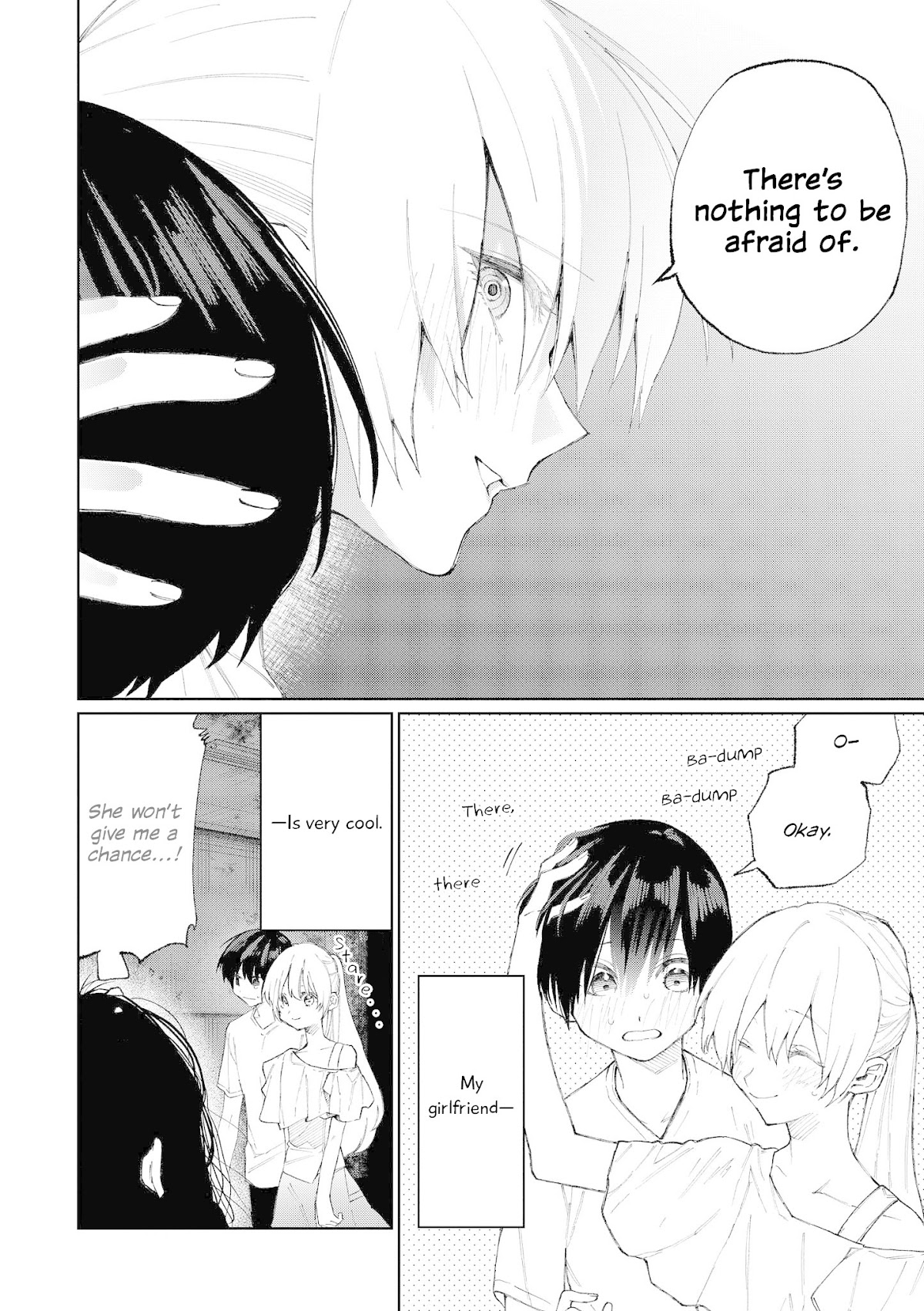 “It’s too precious and hard to read !!” 4P Short Stories Chapter 5 page 4 - Chapter 5: Shikimori is not Just Cute [by Keigo Maki]