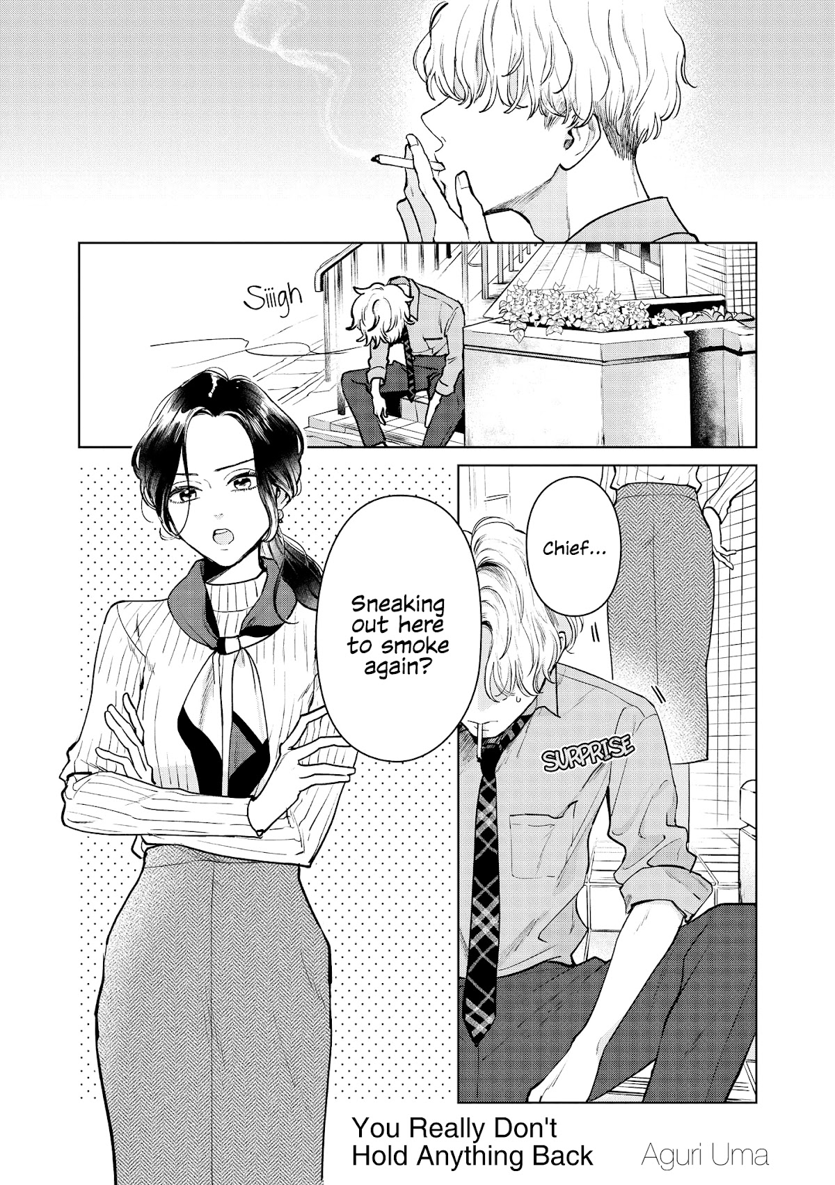 “It’s too precious and hard to read !!” 4P Short Stories Chapter 50 page 1 - Chapter 50: You Really Don't Hold Anything Back [by Aguri Uma]