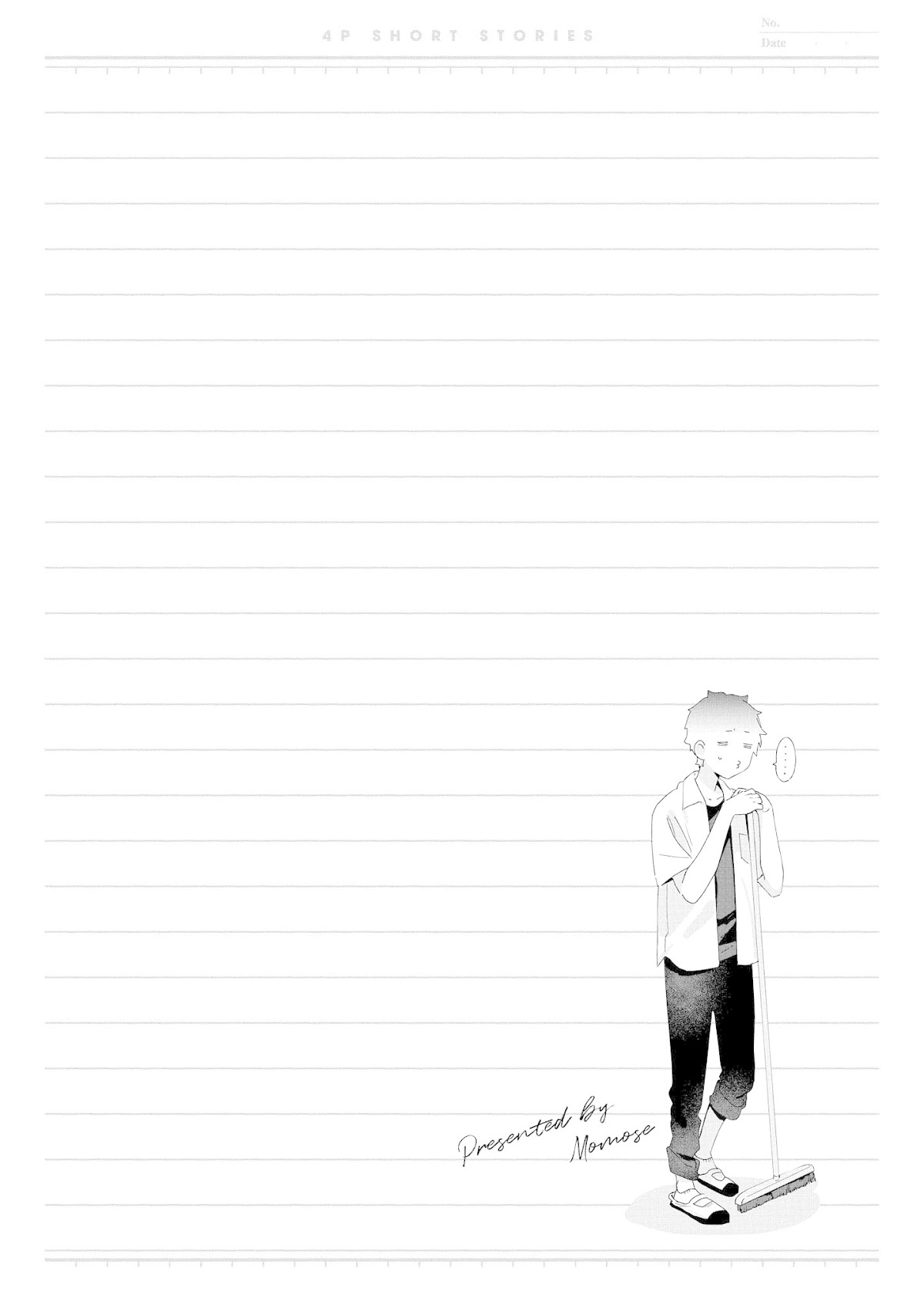 “It’s too precious and hard to read !!” 4P Short Stories Chapter 9 page 6 - Chapter 9: Let Me Hear Your Voice [by Momose]