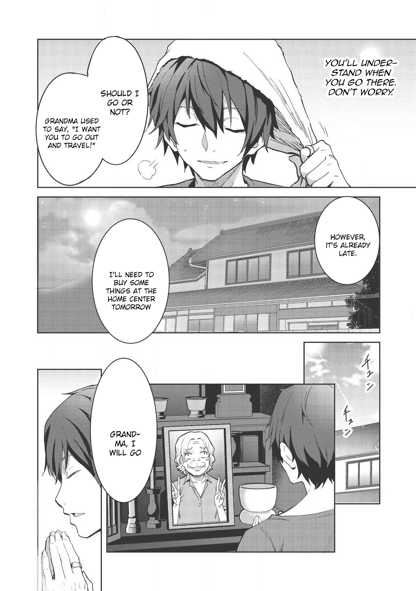 Itsudemo Jitaku Ni Kaerareru Ore Wa, Isekai De Gyoushounin O Hajimemashita Chapter 1 page 14 - Chapter 1