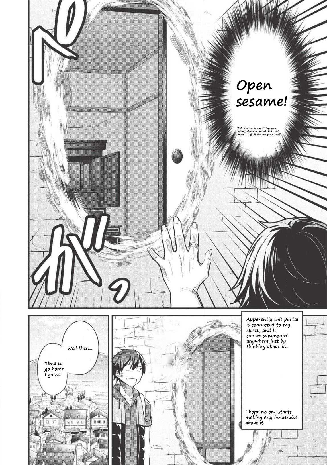 Itsudemo Jitaku Ni Kaerareru Ore Wa, Isekai De Gyoushounin O Hajimemashita Chapter 3.5 page 2 - Chapter 3.5