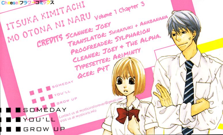 Itsuka Kimitachi mo Otona ni Naru Chapter 3 page 35 - Chapter 3 : As Love's Willful Manservant, You Will Not Hurt My Feelings.