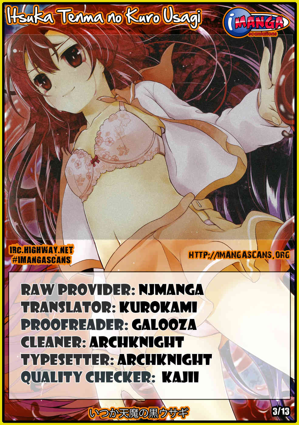 Itsuka Tenma no Kuro Usagi Chapter 14 page 1 - Chapter 14: The Sunshine Returns