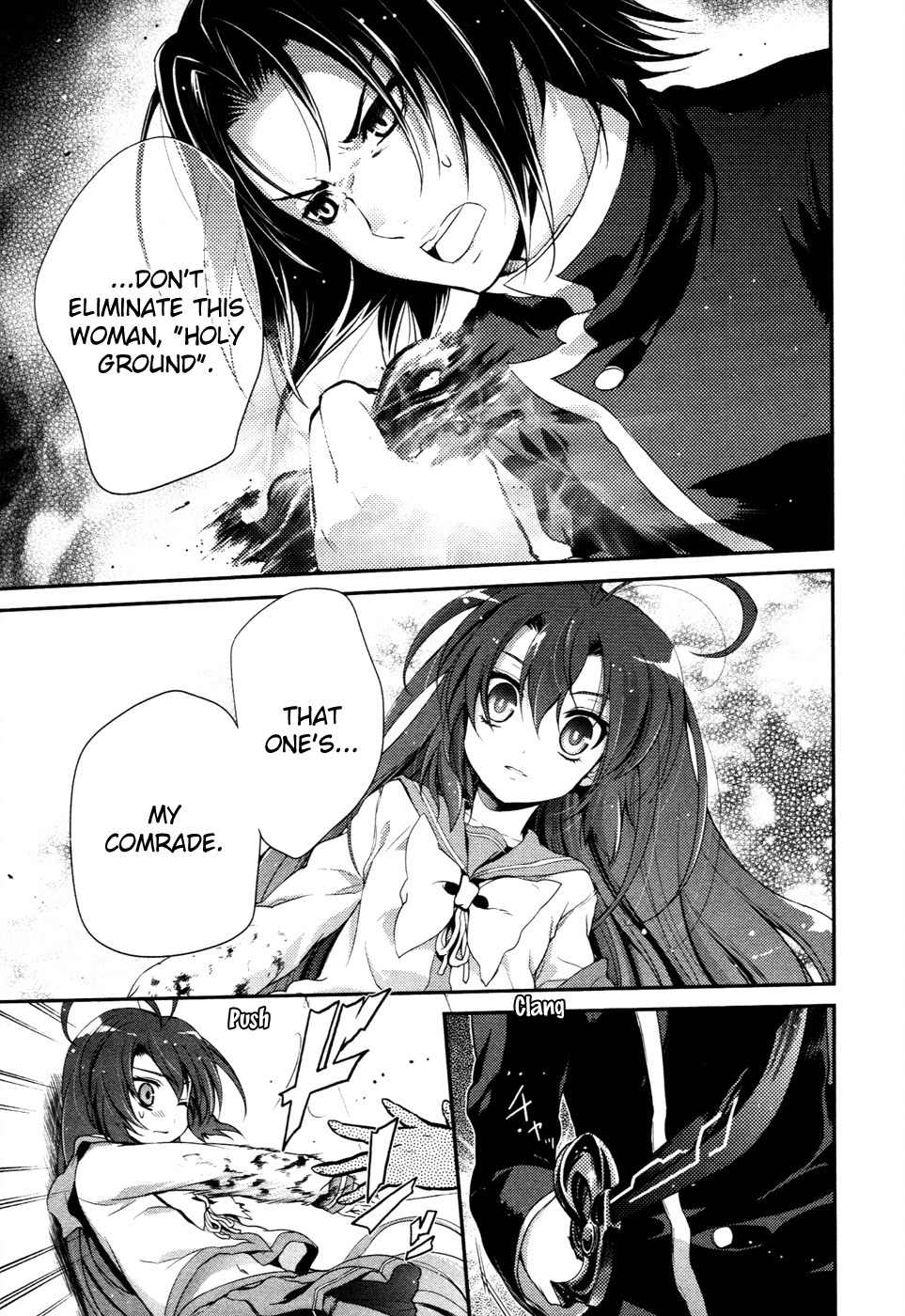 Itsuka Tenma no Kuro Usagi Chapter 15 page 11 - Chapter 15: Jet Black and Deep Crimson
