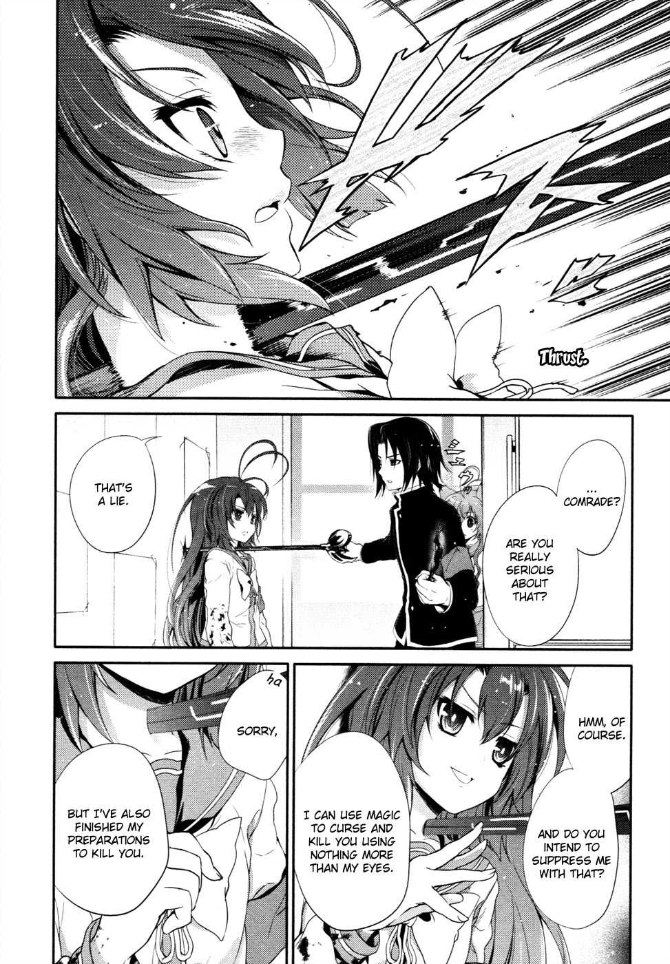 Itsuka Tenma no Kuro Usagi Chapter 15 page 12 - Chapter 15: Jet Black and Deep Crimson