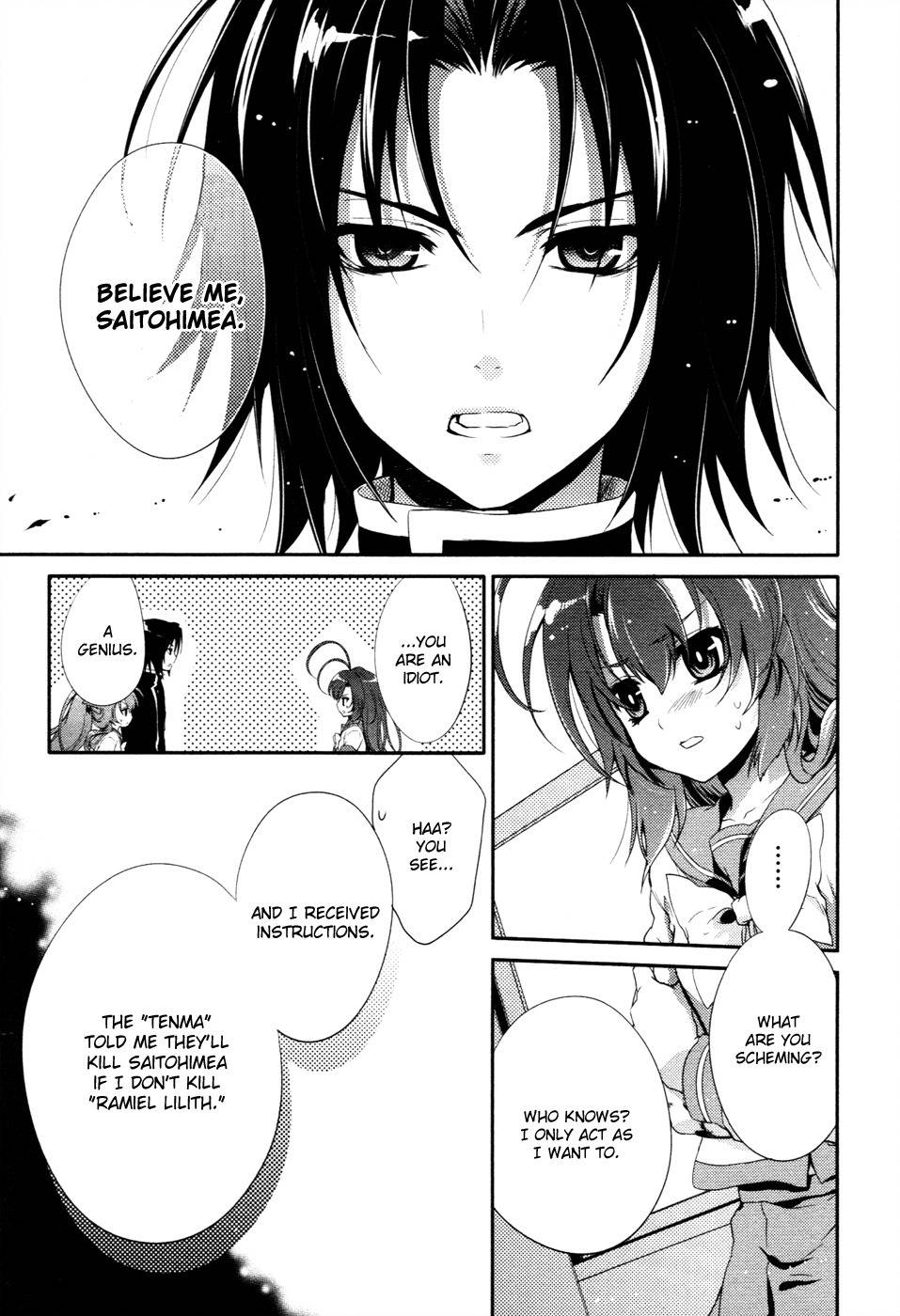 Itsuka Tenma no Kuro Usagi Chapter 15 page 19 - Chapter 15: Jet Black and Deep Crimson