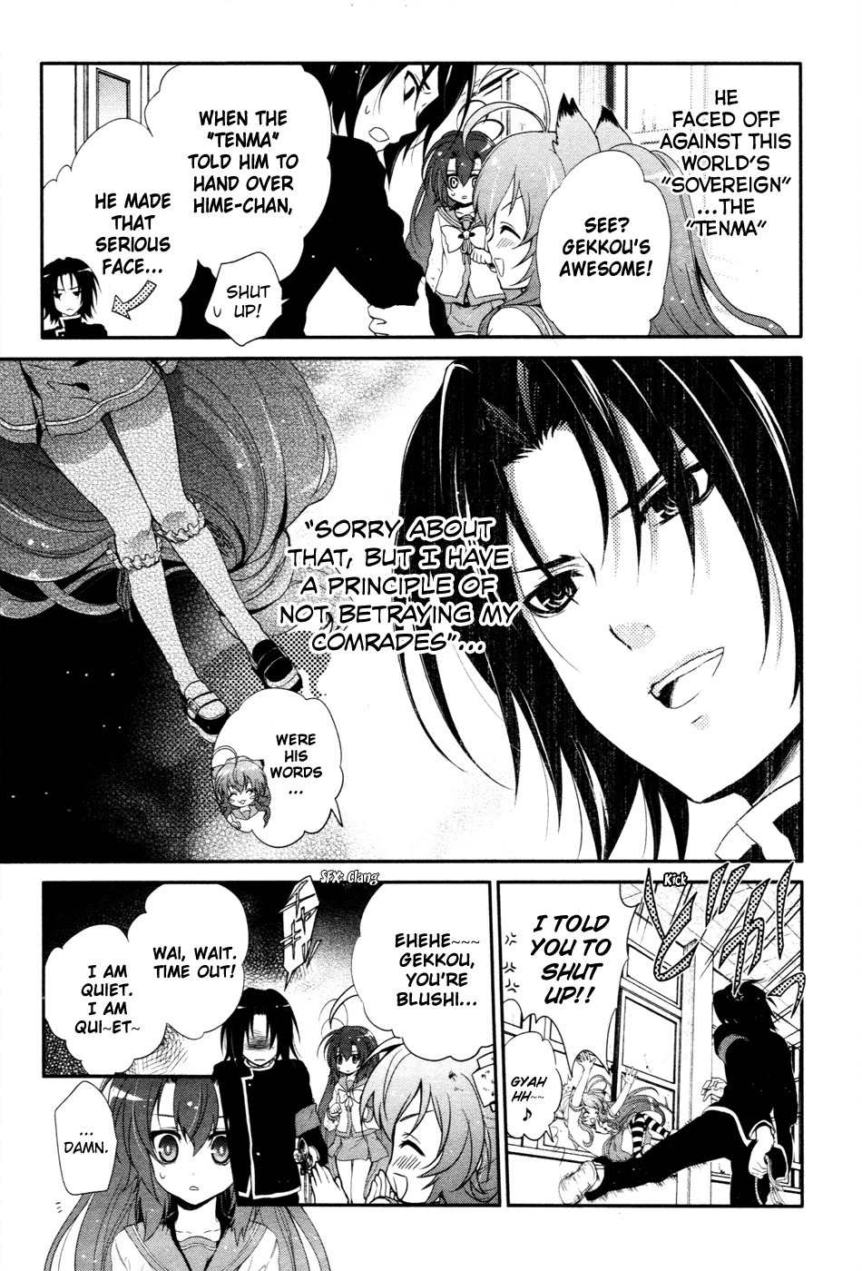 Itsuka Tenma no Kuro Usagi Chapter 15 page 21 - Chapter 15: Jet Black and Deep Crimson