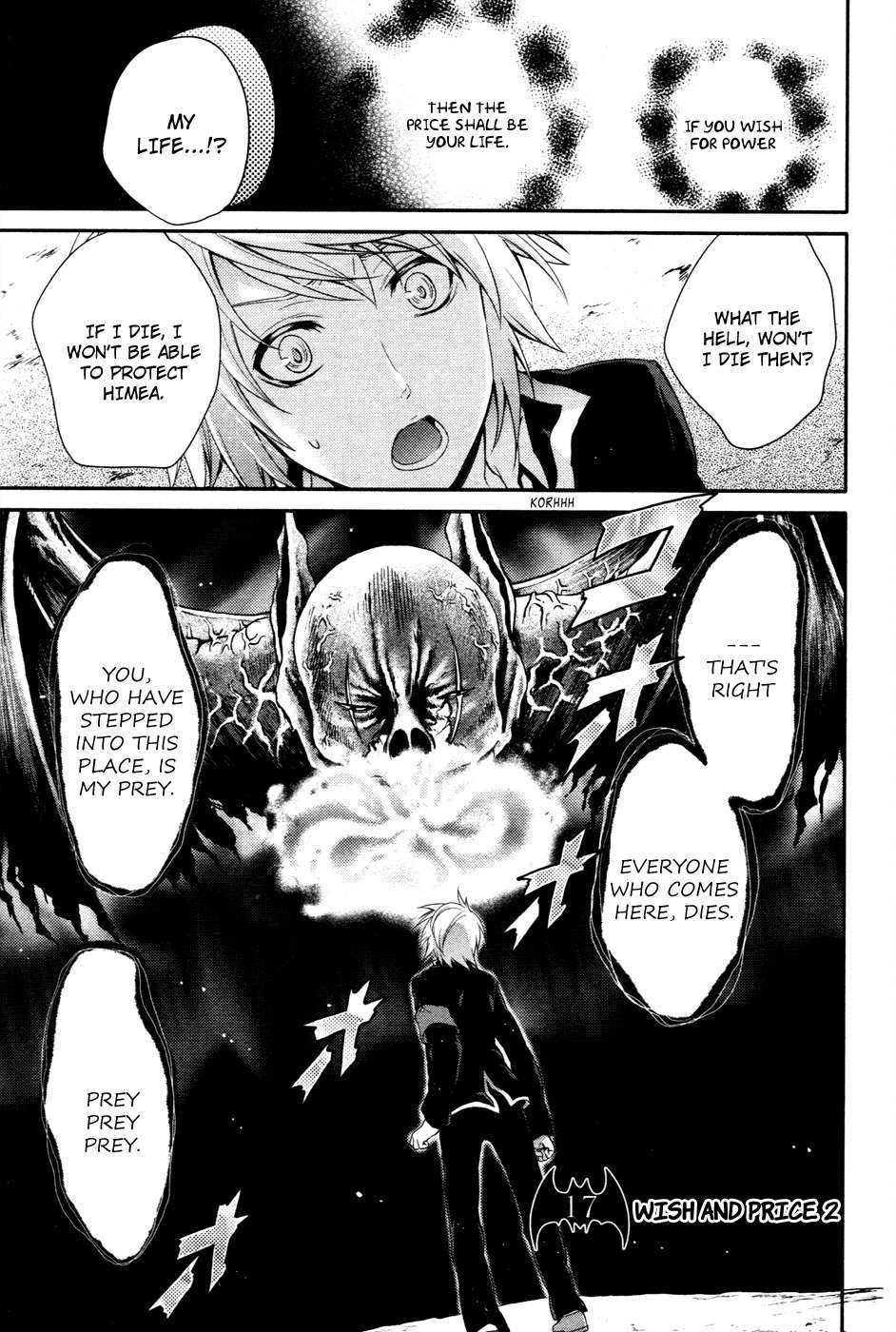 Itsuka Tenma no Kuro Usagi Chapter 17 page 3 - Chapter 17: Wish and Price 2