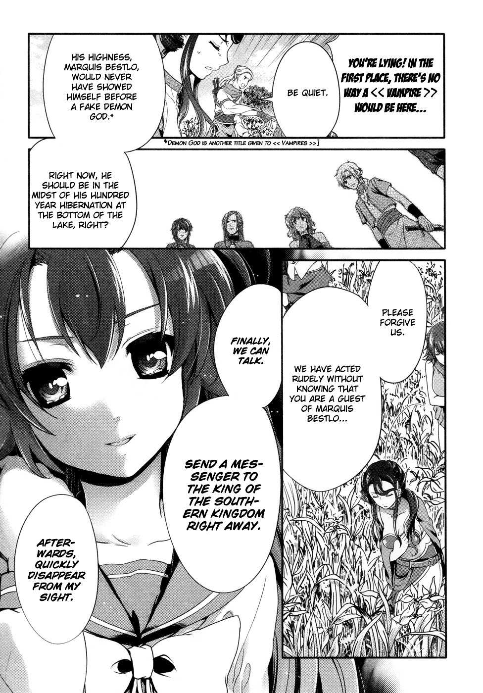 Itsuka Tenma no Kuro Usagi Chapter 18 page 34 - Chapter 18: <> and <>