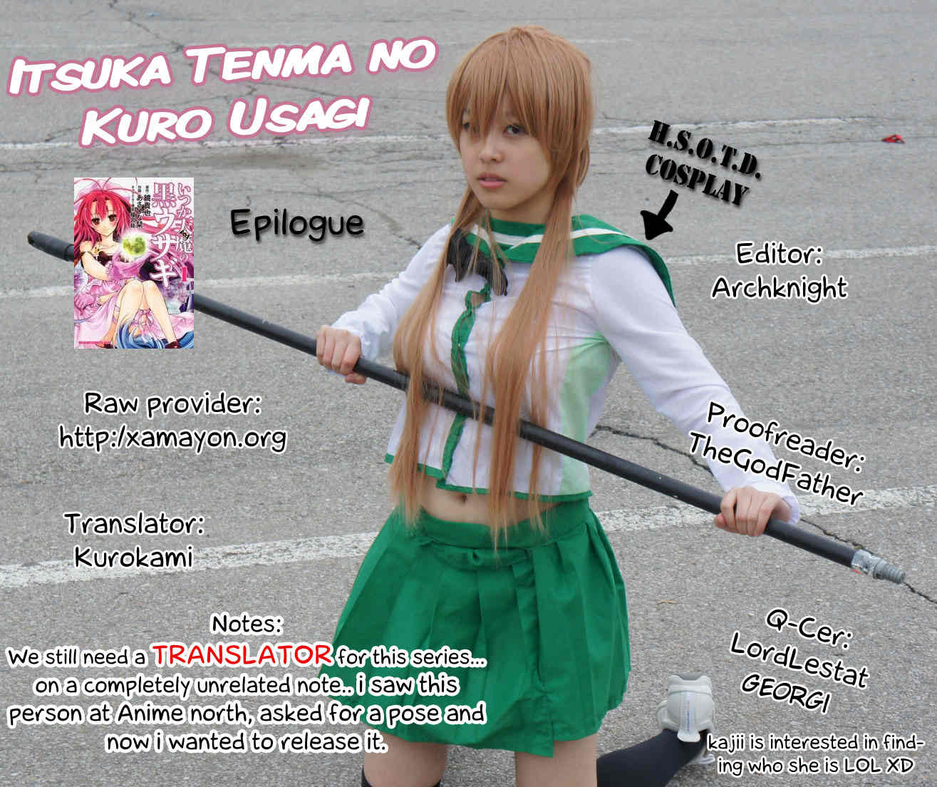 Itsuka Tenma no Kuro Usagi Chapter 8.5 page 19 - Chapter 8.5: Epilogue - The Tenma Cannot Sing Yet