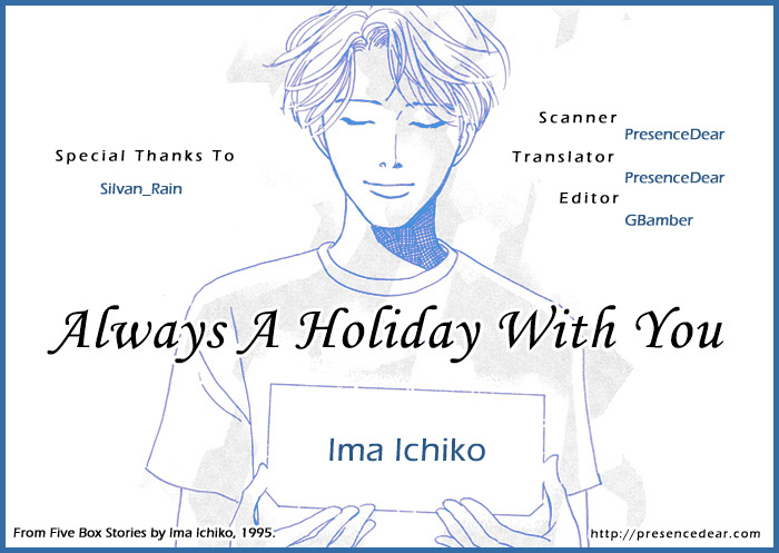 Itsutsu no Hako no Monogatari Chapter 2.2 page 1 - Chapter 2 v2 : Always a Holiday with You