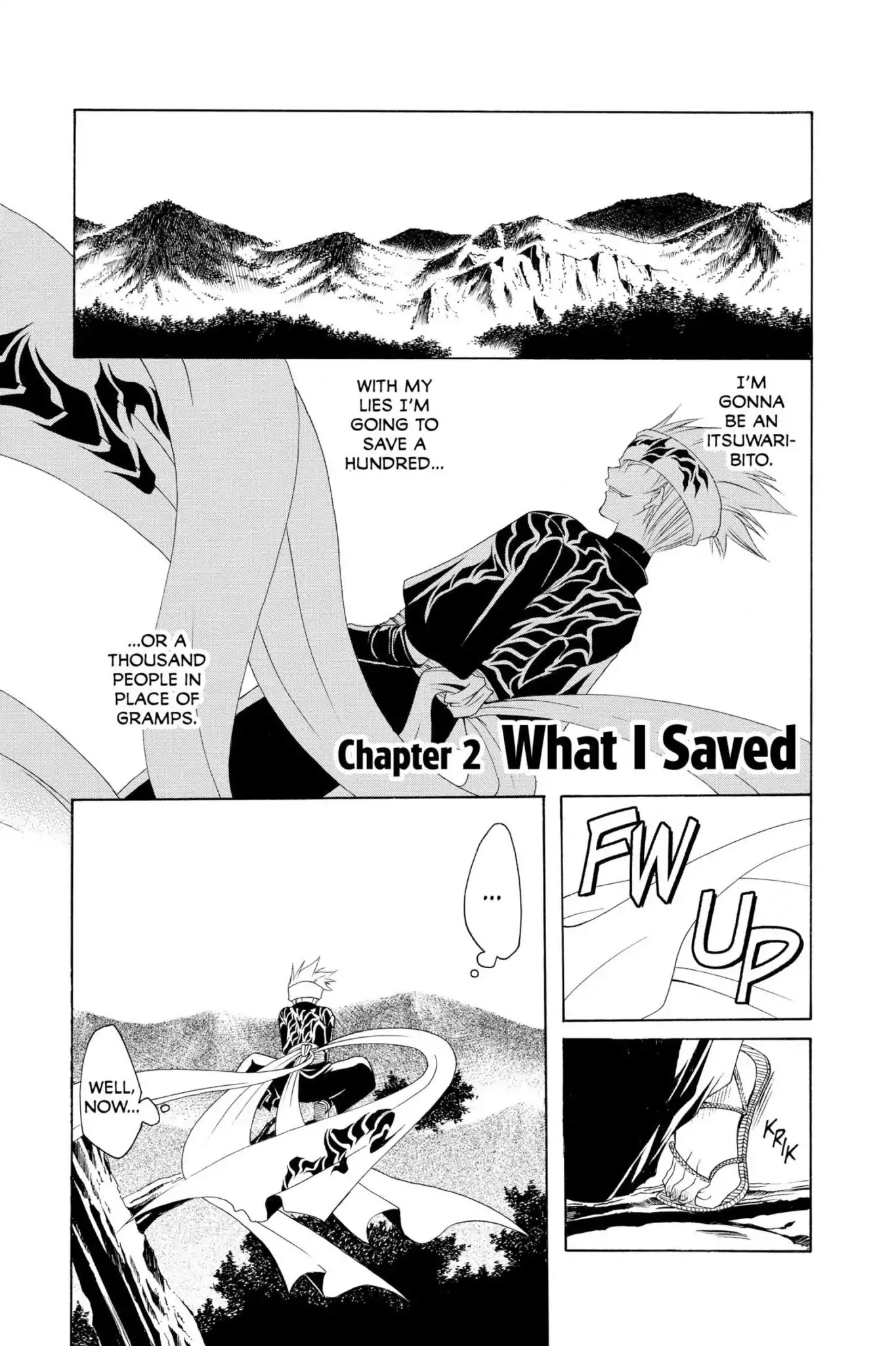 Itsuwaribito Utsuho Chapter 2 page 1 - Chapter 2: What I Saved
