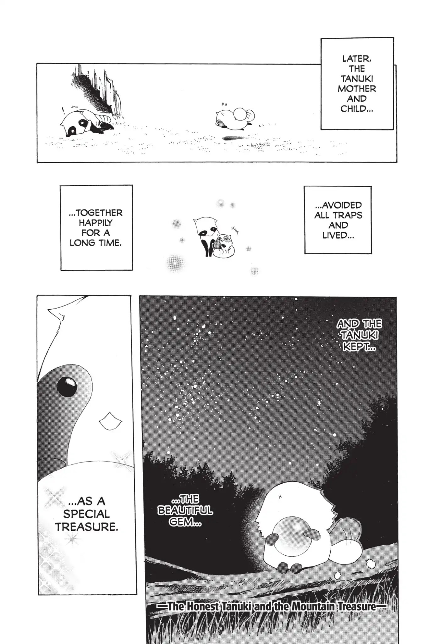 Itsuwaribito Utsuho Chapter 205.5 page 44 - Vol.21 Special One-Shot The Honest Tanuki and the Mountain Treasure
