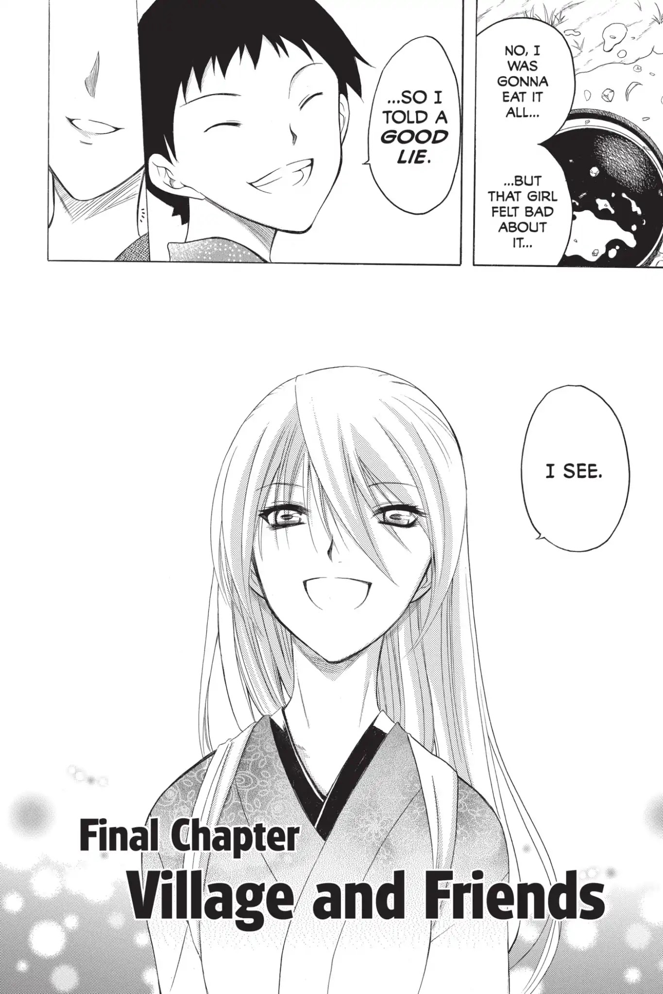 Itsuwaribito Utsuho Chapter 222 page 2 - Vol.23 Final Chapter: Village and Friends [END]