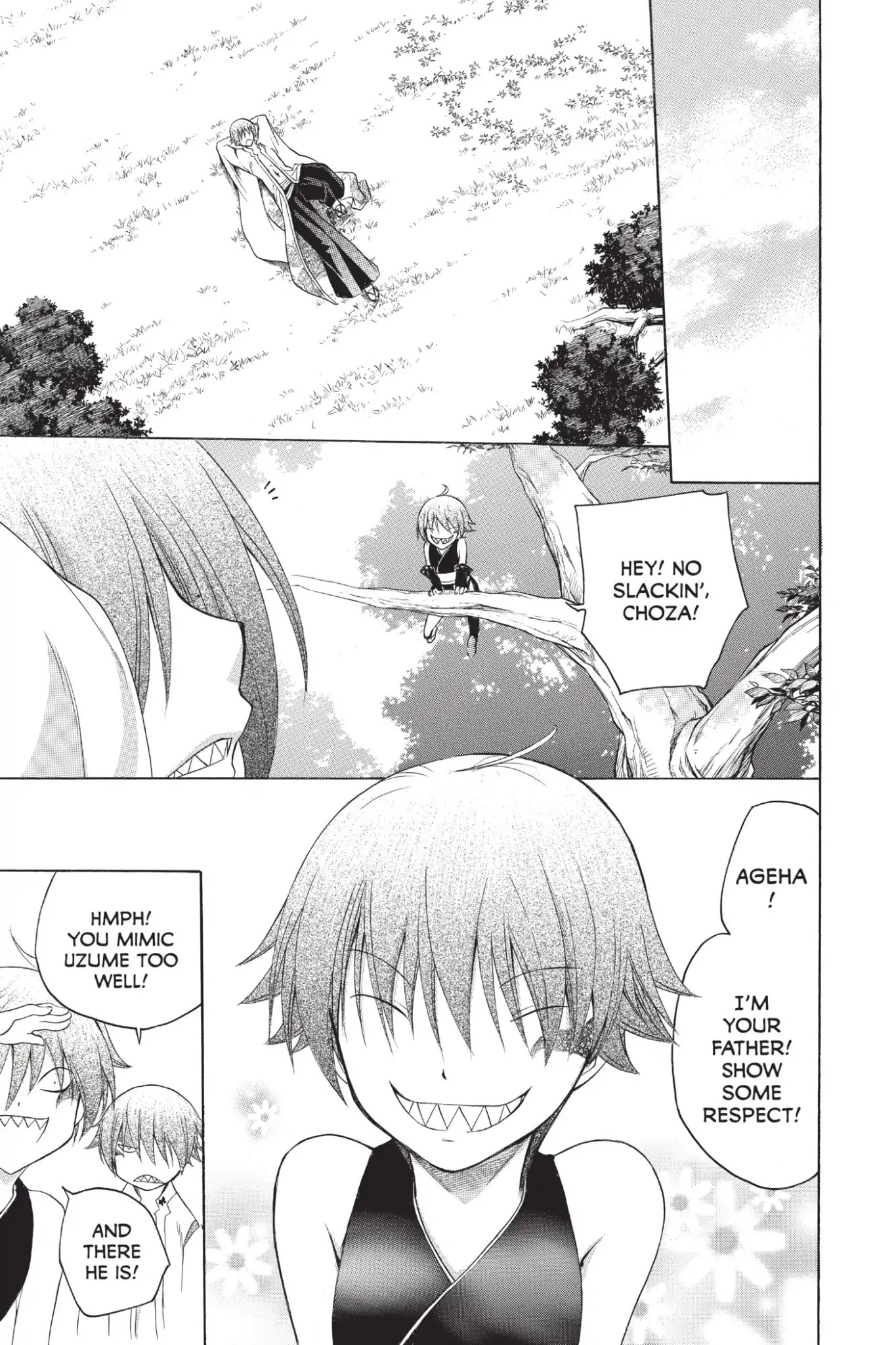 Itsuwaribito Utsuho Chapter 222 page 9 - Vol.23 Final Chapter: Village and Friends [END]