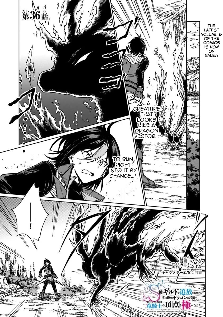 I've Been Kicked Out of an S-Rank Guild. But Only I Can Communicate With Dragons. Before I Knew It, I Became the Greatest Dragon Knight Chapter 36 page 2 - Chapter 36