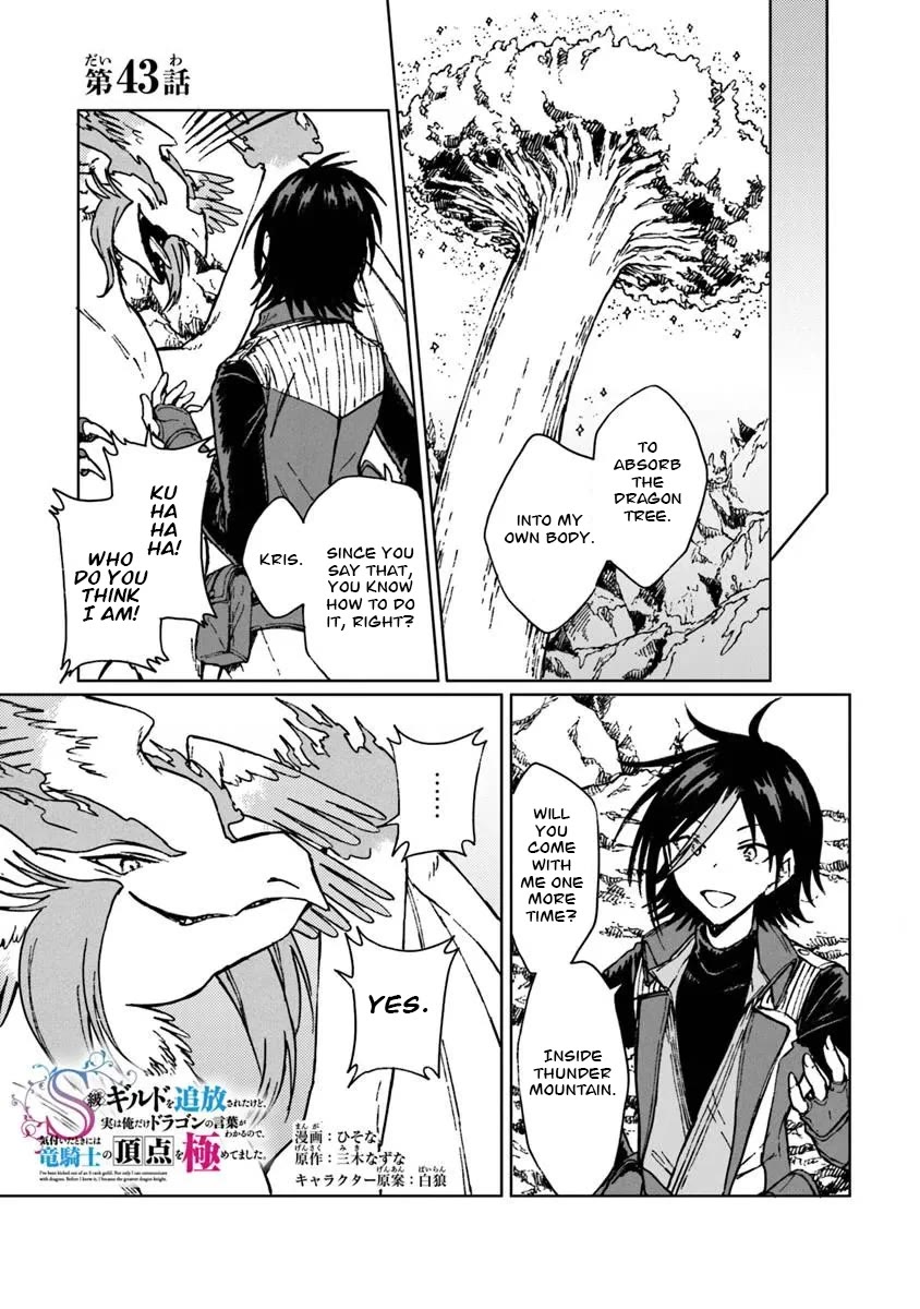 I've Been Kicked Out of an S-Rank Guild. But Only I Can Communicate With Dragons. Before I Knew It, I Became the Greatest Dragon Knight Chapter 43 page 2 - Chapter 43